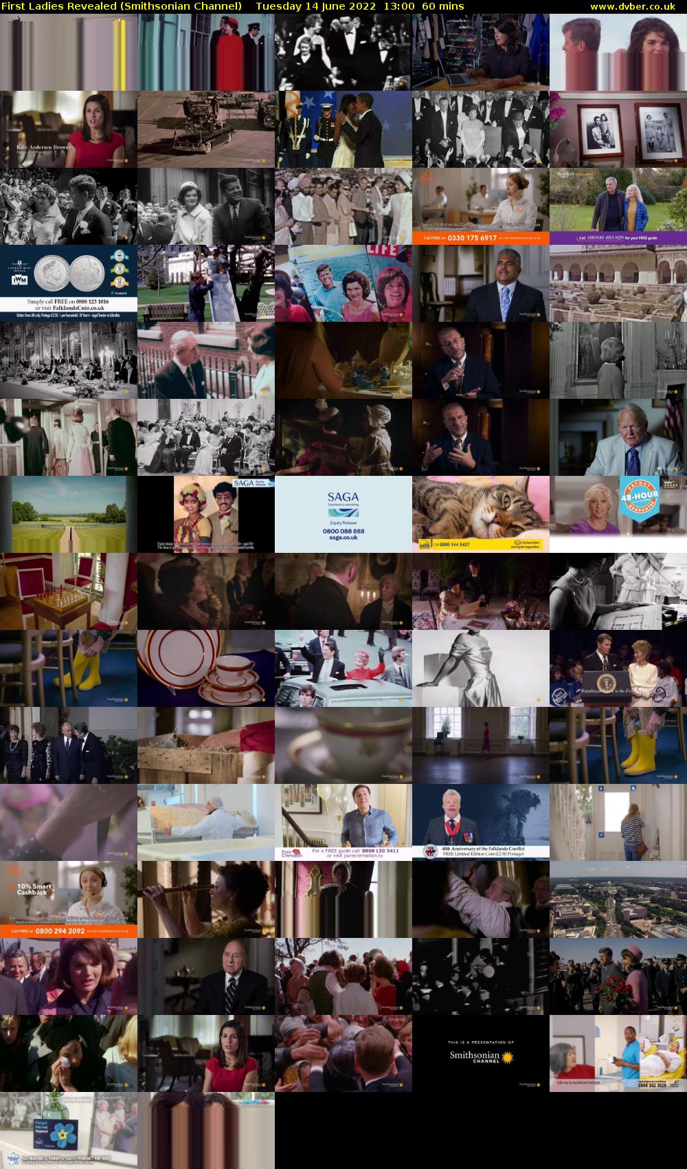 First Ladies Revealed (Smithsonian Channel) Tuesday 14 June 2022 13:00 - 14:00