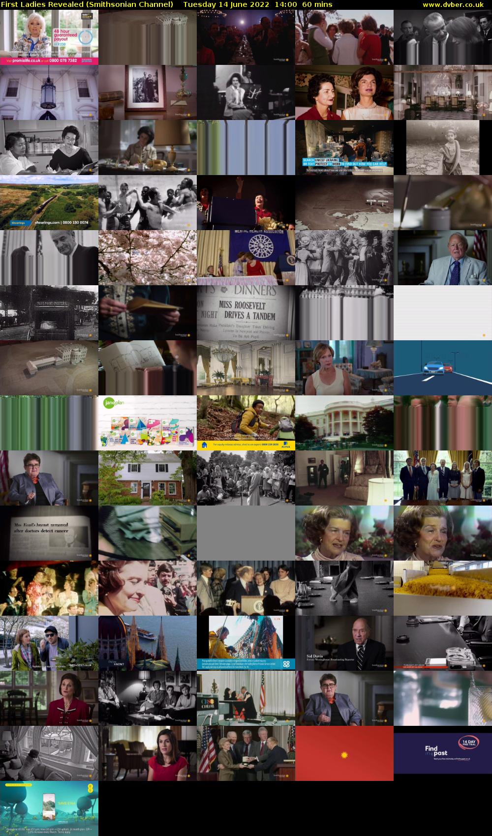 First Ladies Revealed (Smithsonian Channel) Tuesday 14 June 2022 14:00 - 15:00