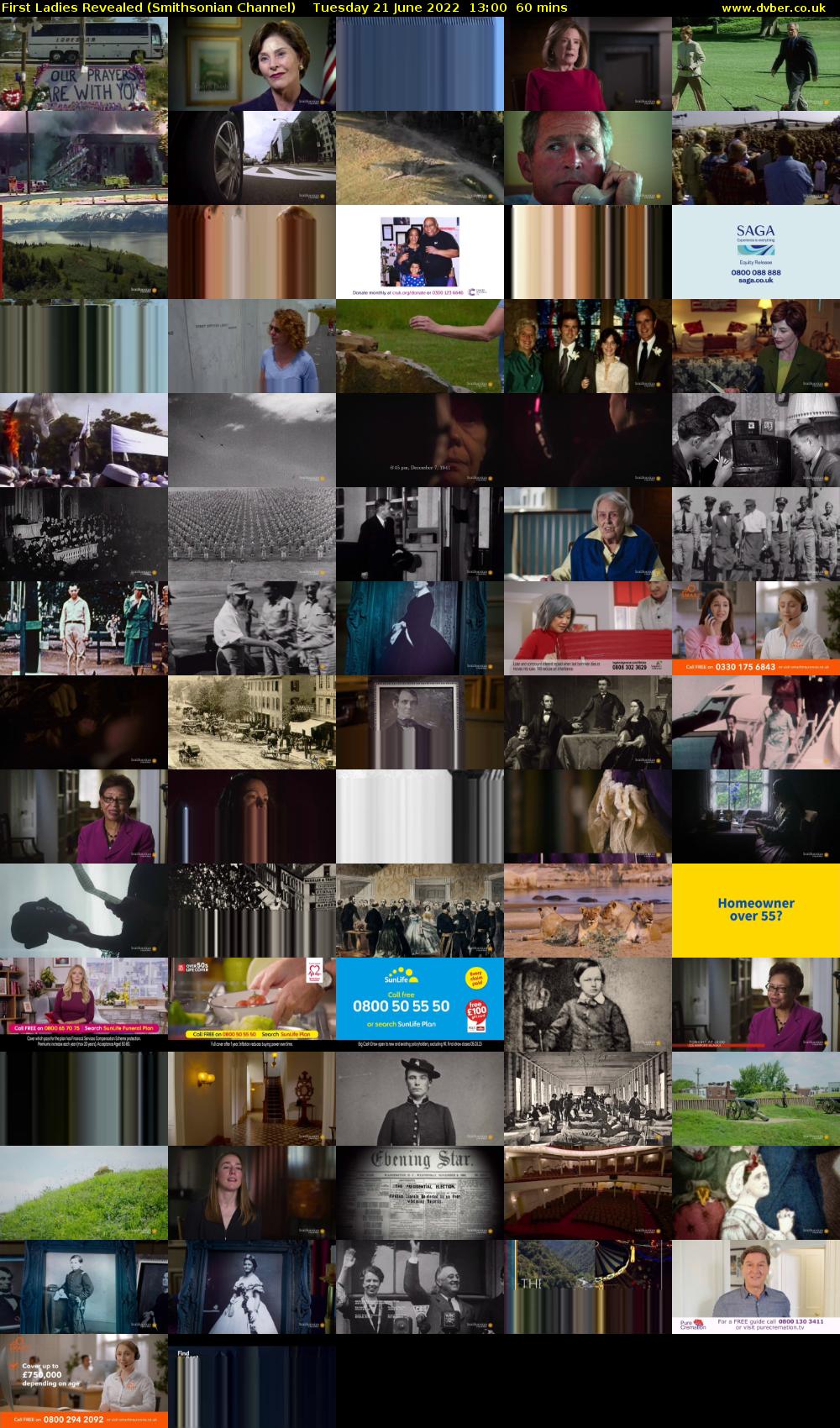 First Ladies Revealed (Smithsonian Channel) Tuesday 21 June 2022 13:00 - 14:00