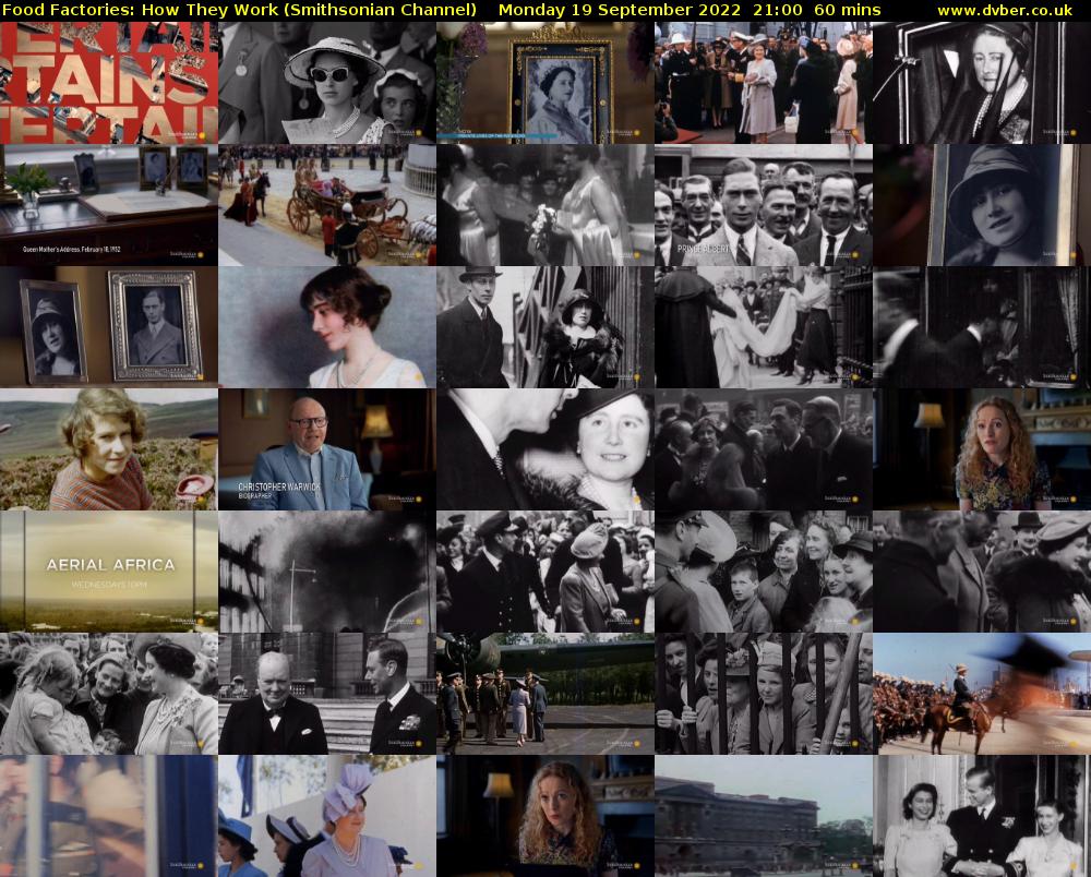 Food Factories: How They Work (Smithsonian Channel) Monday 19 September 2022 21:00 - 22:00