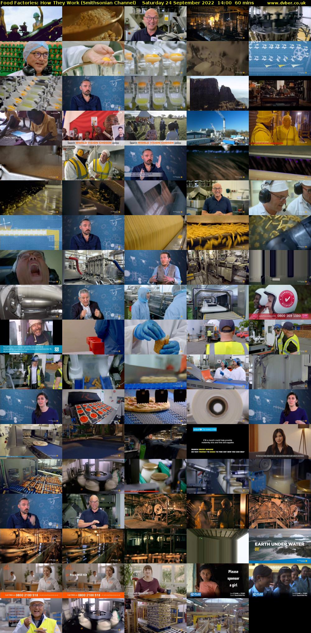 Food Factories: How They Work (Smithsonian Channel) Saturday 24 September 2022 14:00 - 15:00