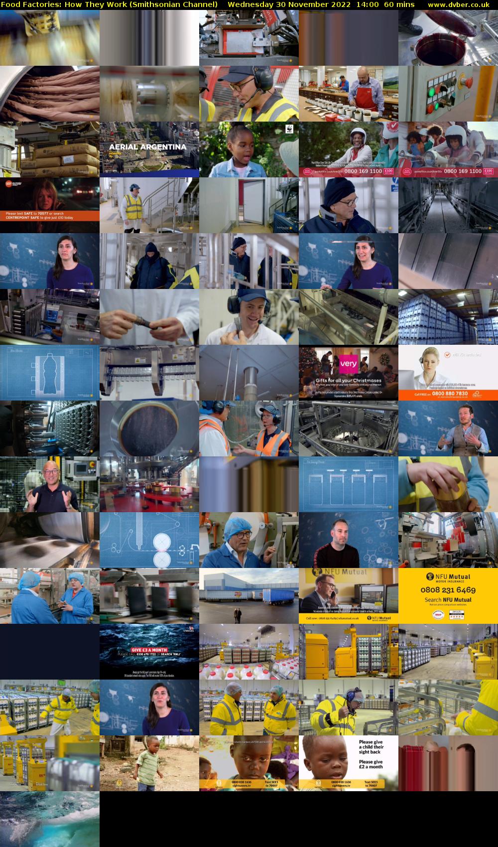 Food Factories: How They Work (Smithsonian Channel) Wednesday 30 November 2022 14:00 - 15:00