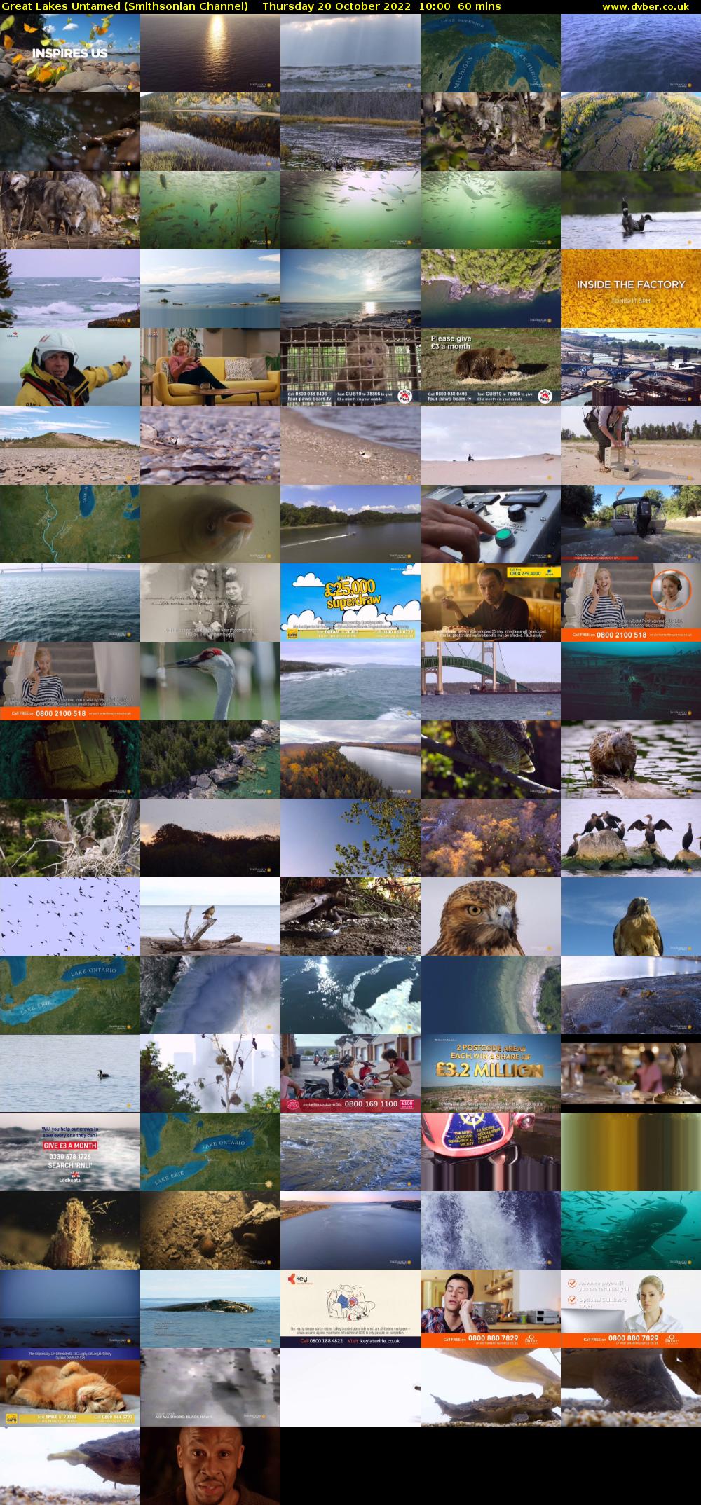 Great Lakes Untamed (Smithsonian Channel) Thursday 20 October 2022 10:00 - 11:00