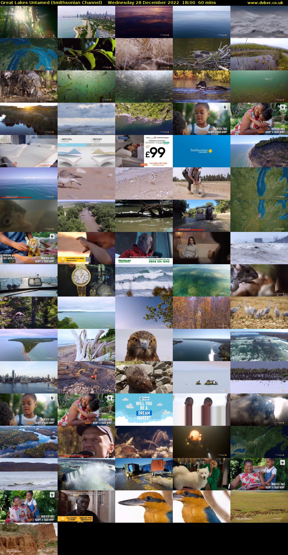 Great Lakes Untamed (Smithsonian Channel) Wednesday 28 December 2022 18:00 - 19:00