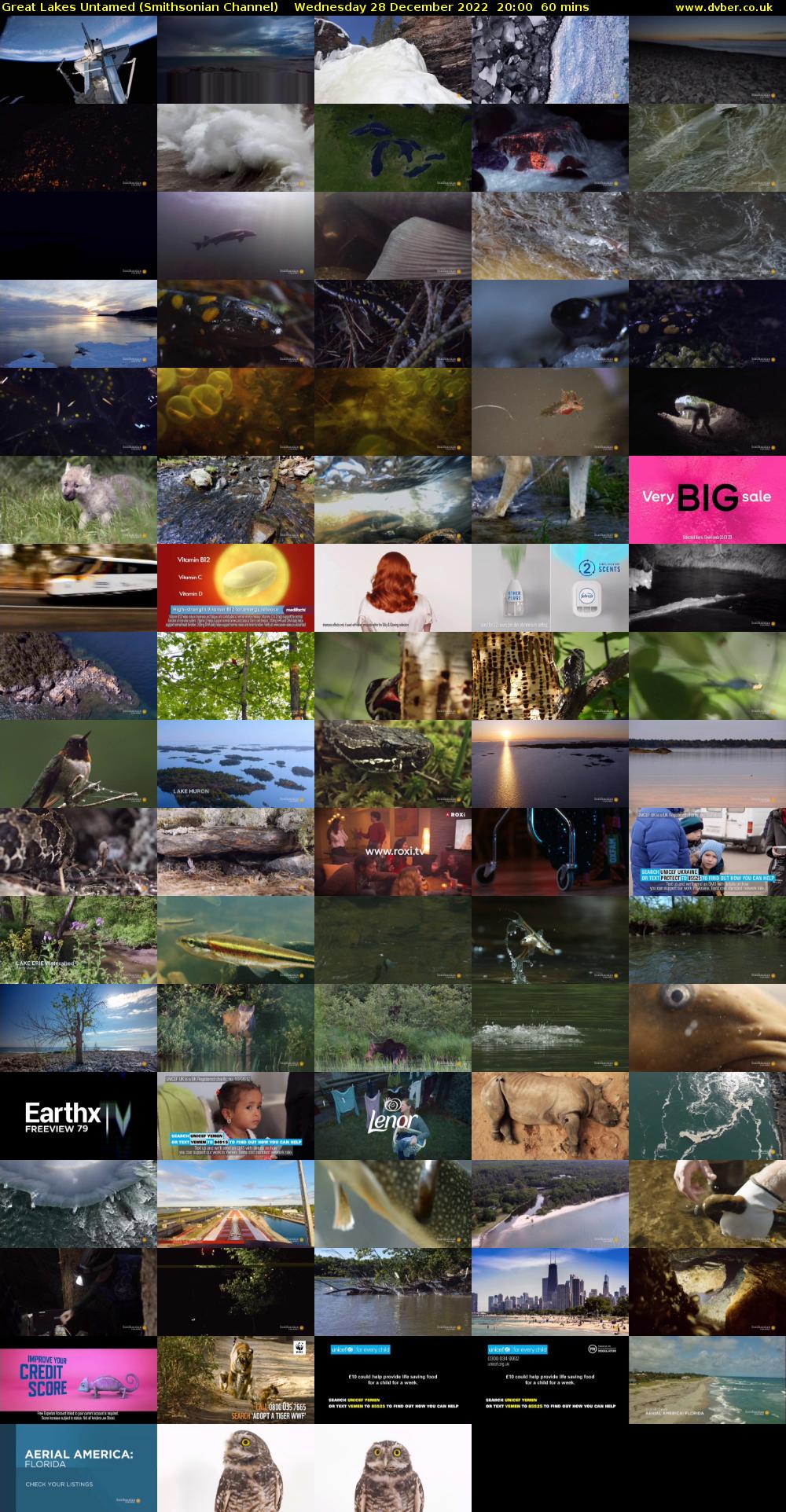 Great Lakes Untamed (Smithsonian Channel) Wednesday 28 December 2022 20:00 - 21:00