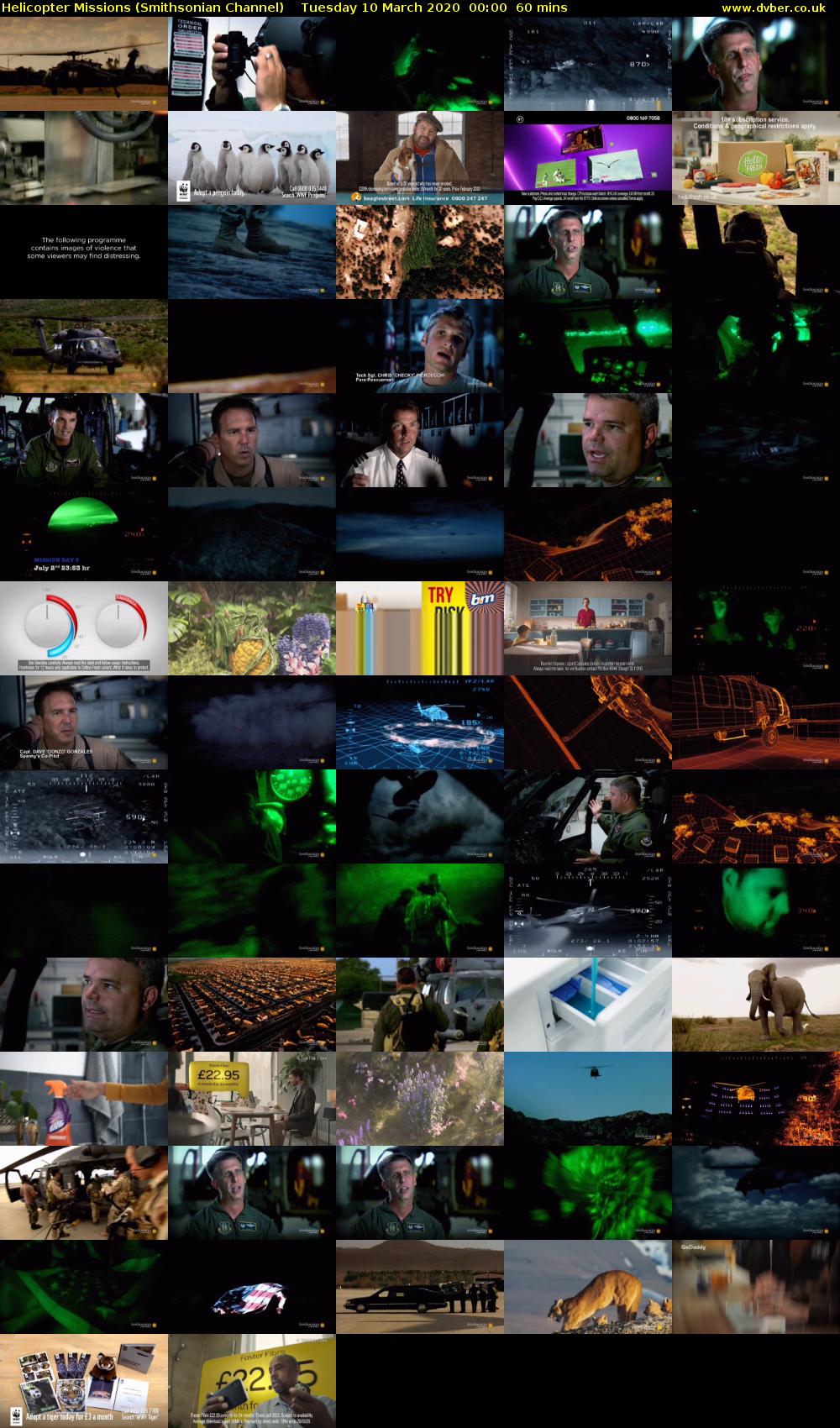Helicopter Missions (Smithsonian Channel) Tuesday 10 March 2020 00:00 - 01:00