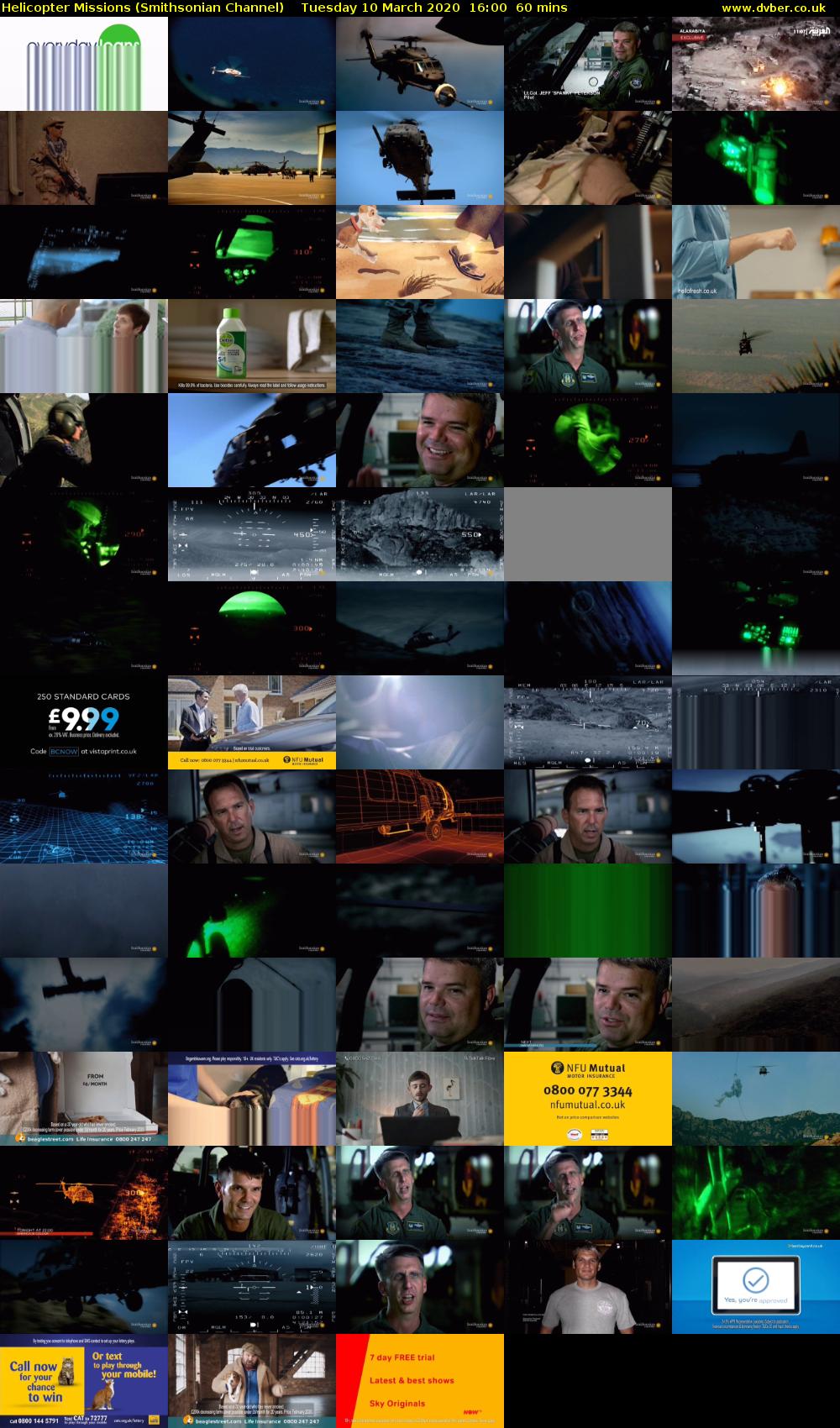 Helicopter Missions (Smithsonian Channel) Tuesday 10 March 2020 16:00 - 17:00
