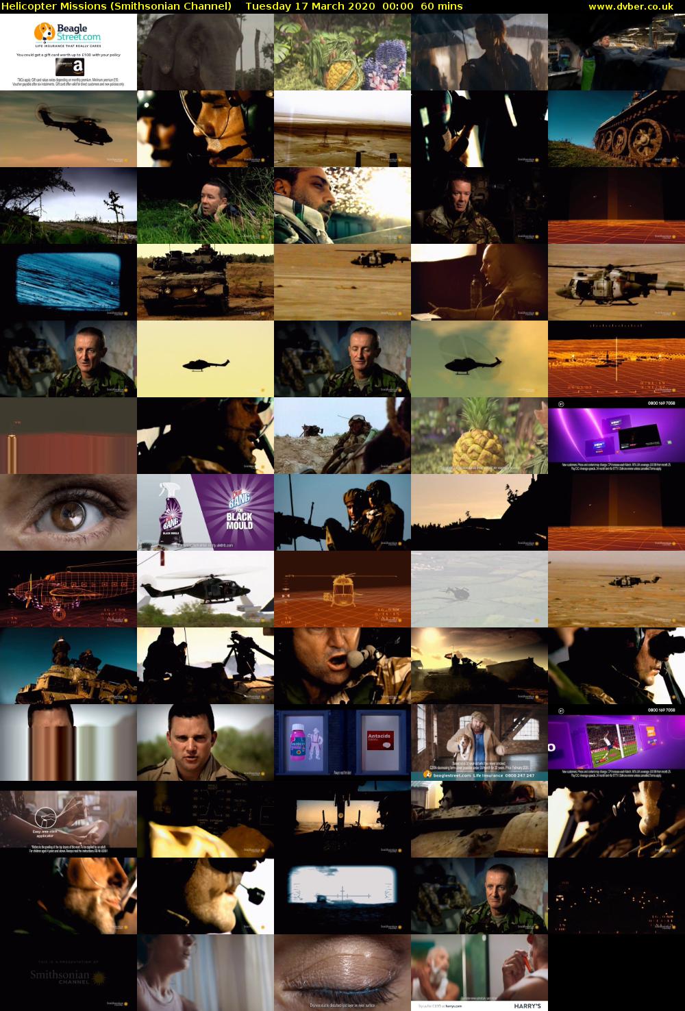 Helicopter Missions (Smithsonian Channel) Tuesday 17 March 2020 00:00 - 01:00