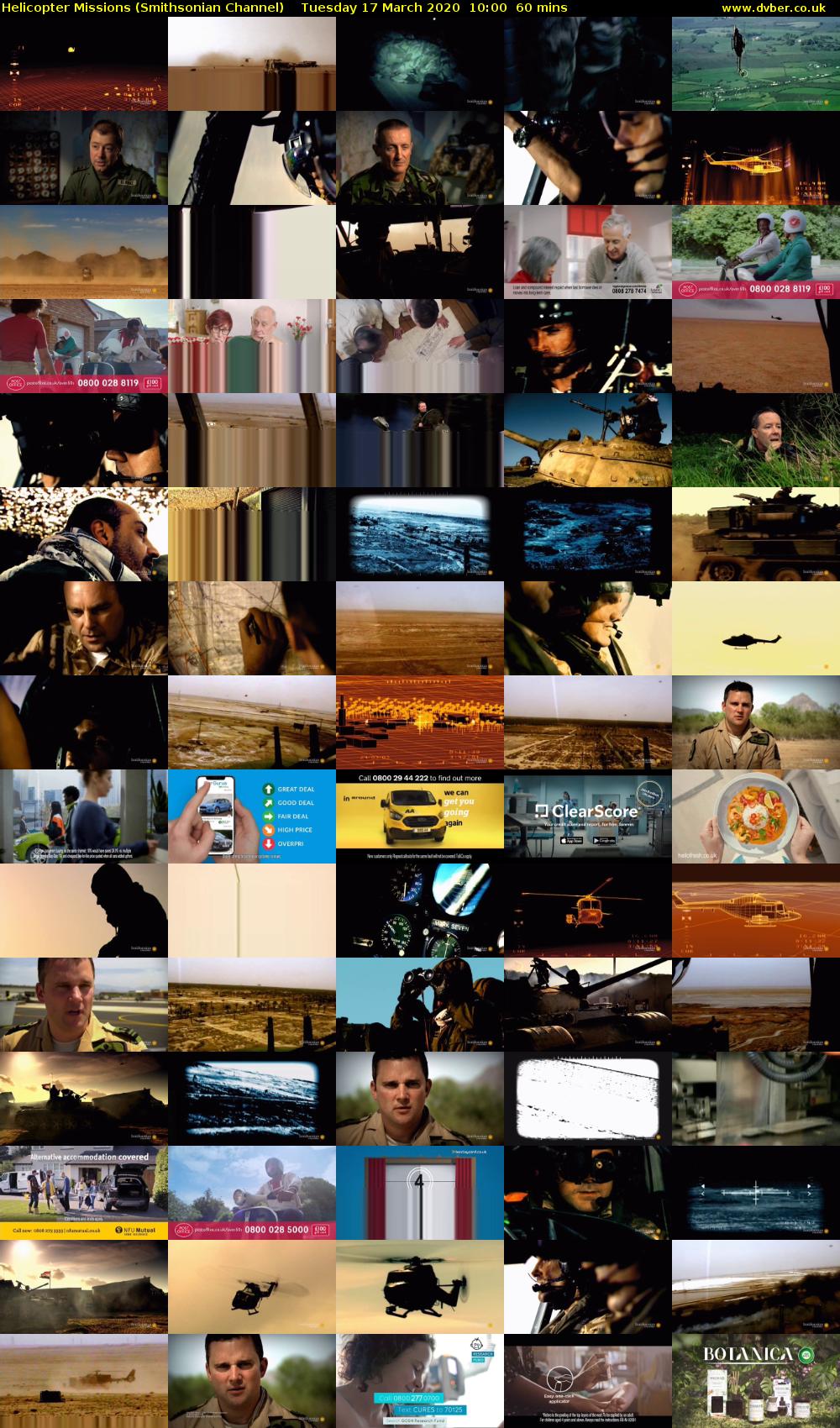 Helicopter Missions (Smithsonian Channel) Tuesday 17 March 2020 10:00 - 11:00