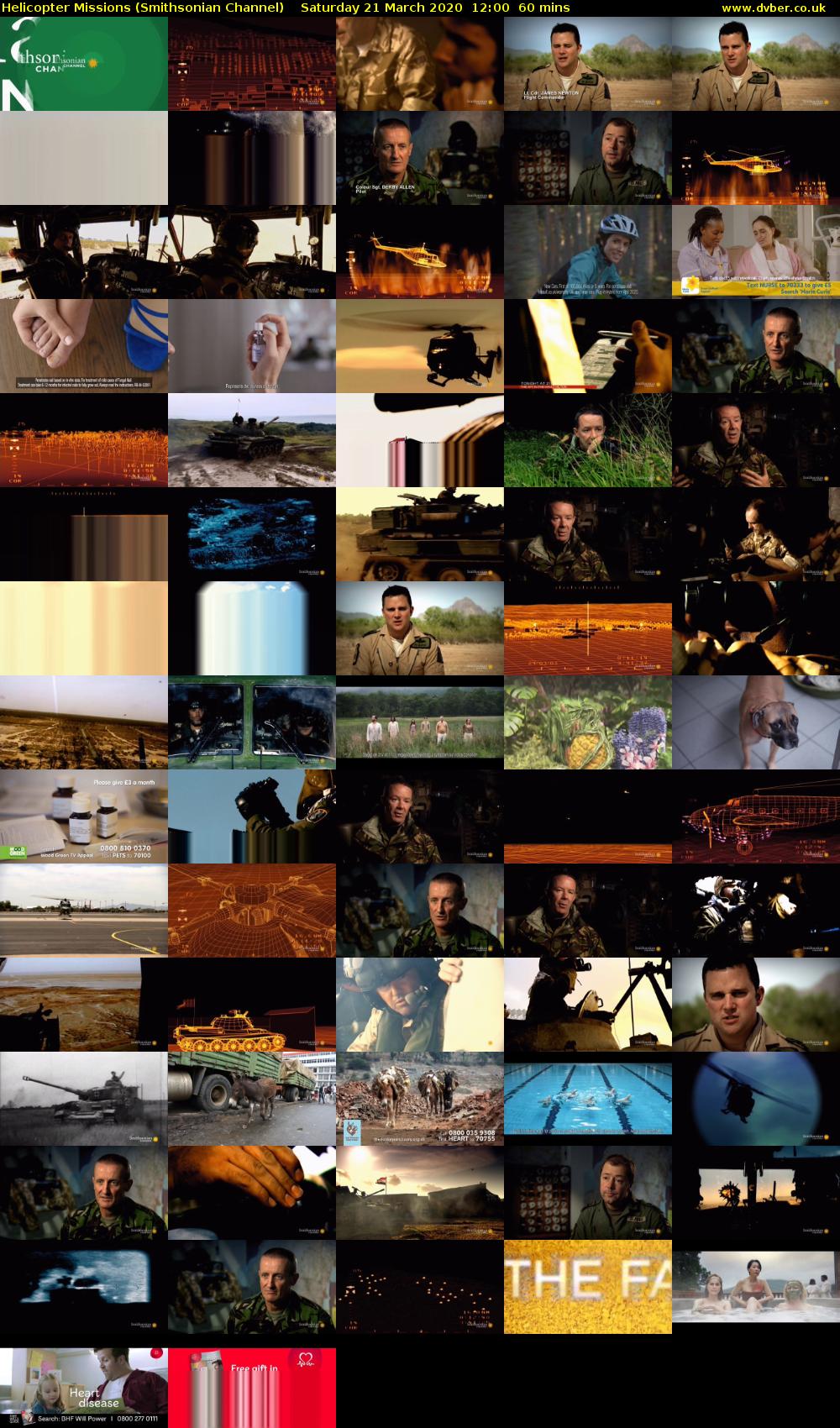 Helicopter Missions (Smithsonian Channel) Saturday 21 March 2020 12:00 - 13:00