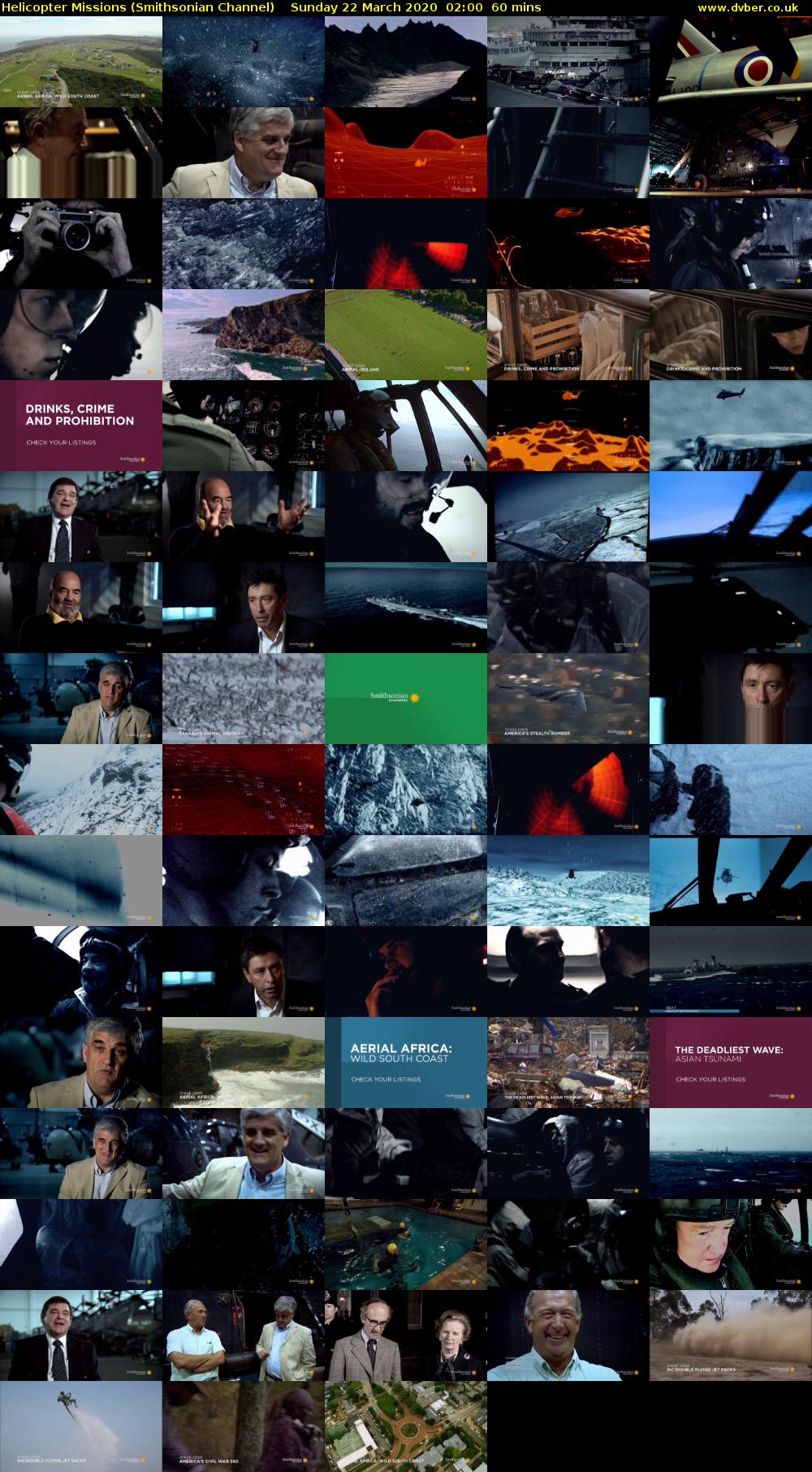 Helicopter Missions (Smithsonian Channel) Sunday 22 March 2020 02:00 - 03:00