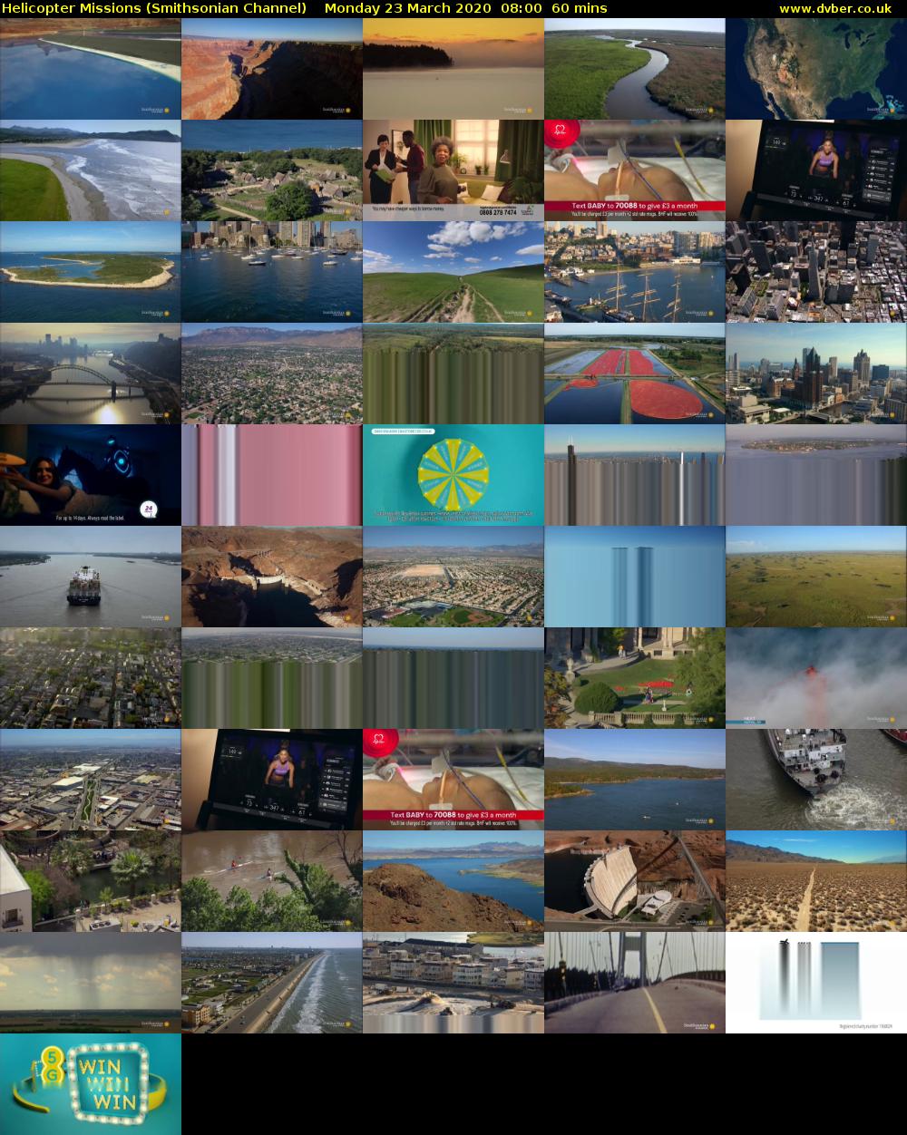 Helicopter Missions (Smithsonian Channel) Monday 23 March 2020 08:00 - 09:00