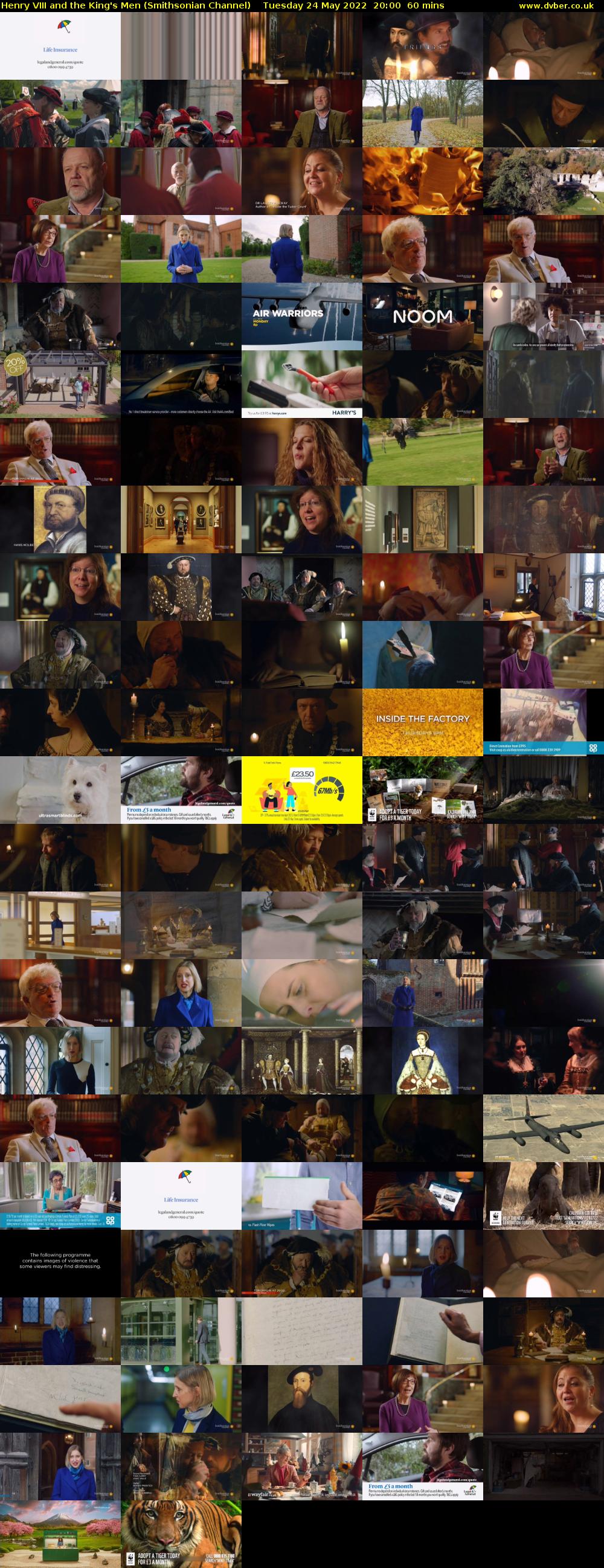 Henry VIII and the King's Men (Smithsonian Channel) Tuesday 24 May 2022 20:00 - 21:00