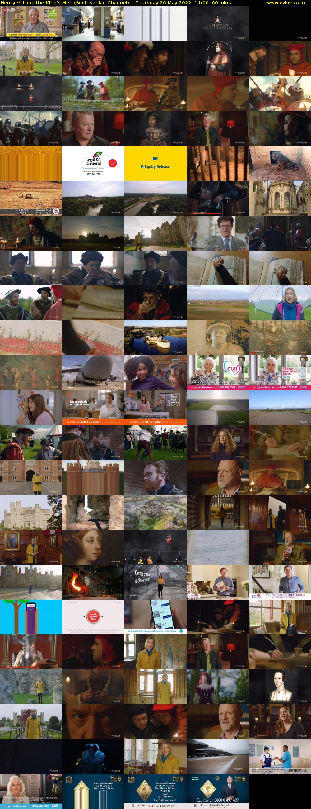 Henry VIII and the King's Men (Smithsonian Channel) Thursday 26 May 2022 14:00 - 15:00