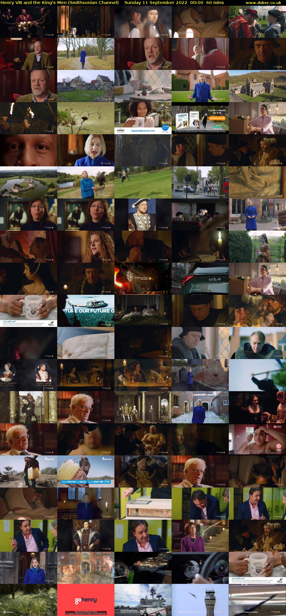Henry VIII and the King's Men (Smithsonian Channel) Sunday 11 September 2022 00:00 - 01:00