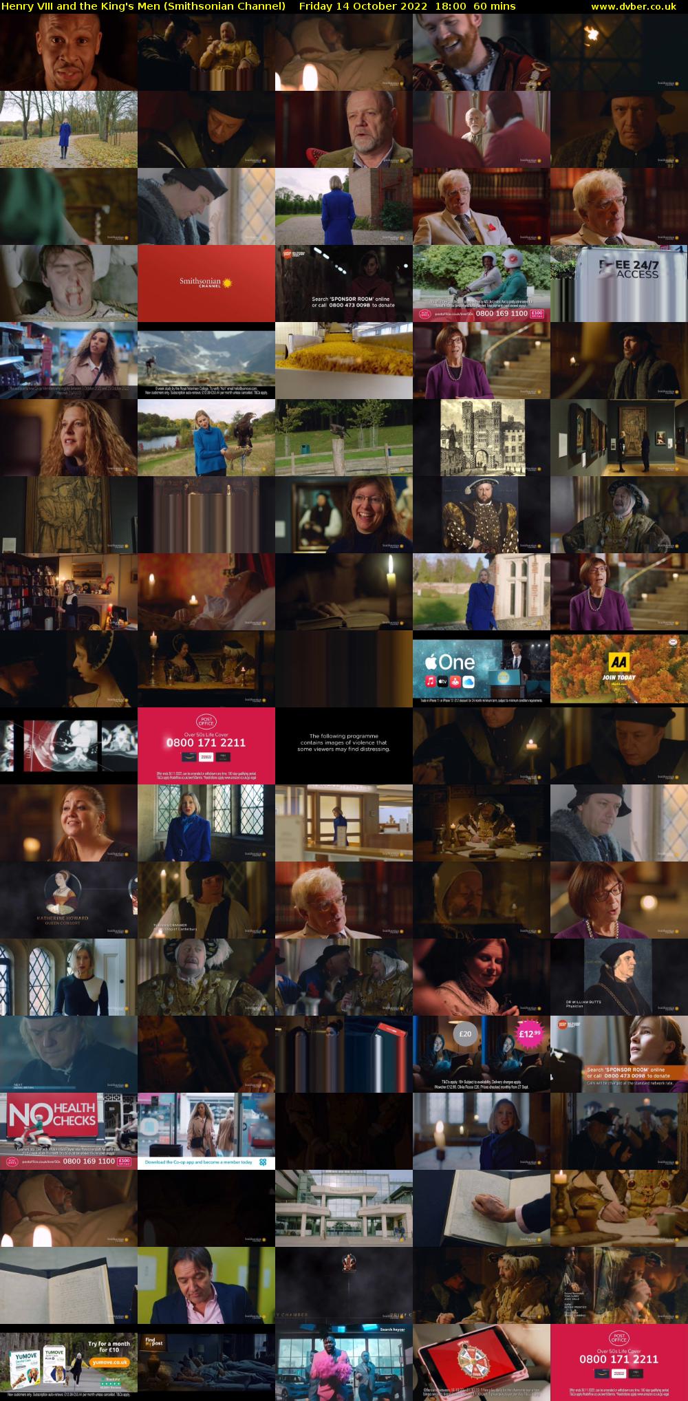 Henry VIII and the King's Men (Smithsonian Channel) Friday 14 October 2022 18:00 - 19:00