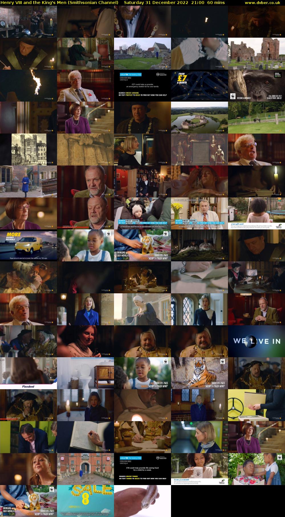 Henry VIII and the King's Men (Smithsonian Channel) Saturday 31 December 2022 21:00 - 22:00