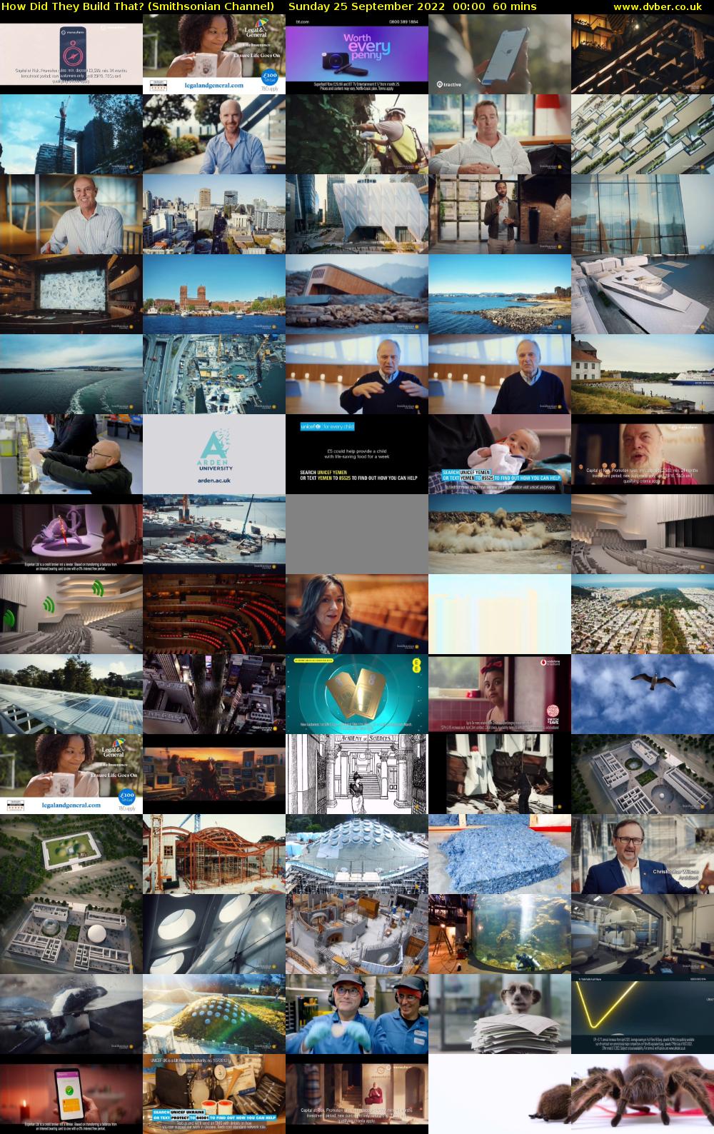 How Did They Build That? (Smithsonian Channel) Sunday 25 September 2022 00:00 - 01:00