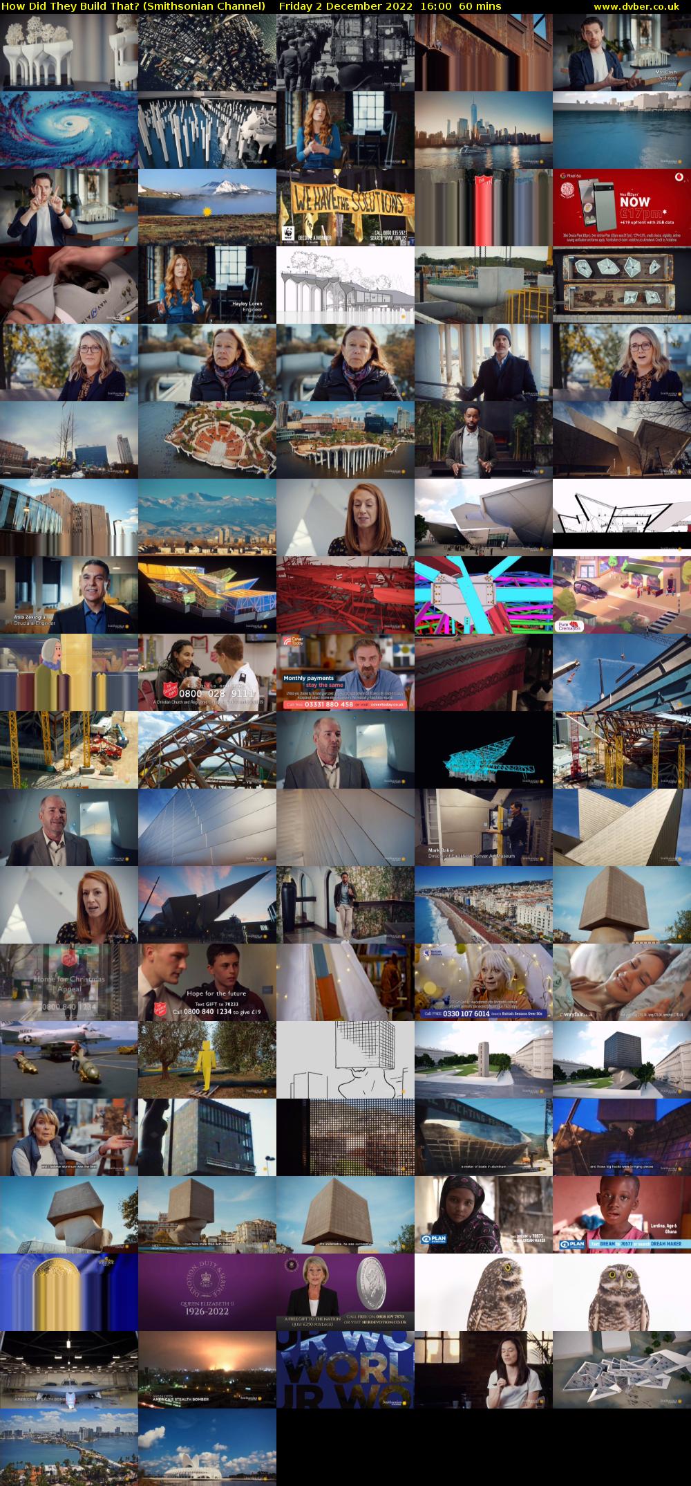 How Did They Build That? (Smithsonian Channel) Friday 2 December 2022 16:00 - 17:00