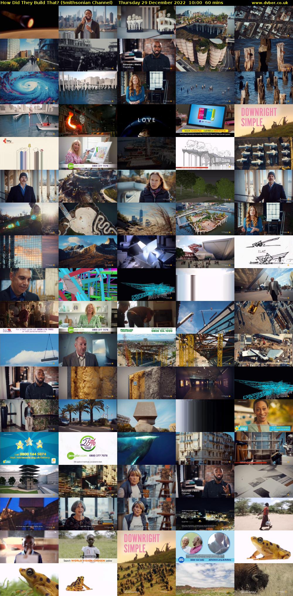 How Did They Build That? (Smithsonian Channel) Thursday 29 December 2022 10:00 - 11:00