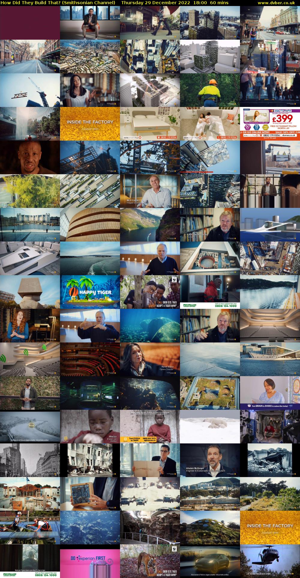 How Did They Build That? (Smithsonian Channel) Thursday 29 December 2022 18:00 - 19:00