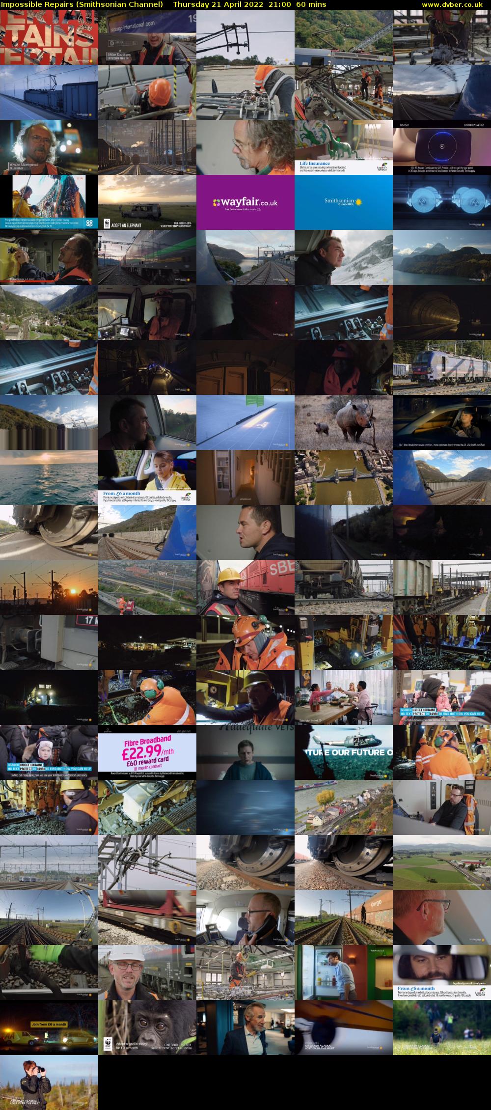 Impossible Repairs (Smithsonian Channel) Thursday 21 April 2022 21:00 - 22:00