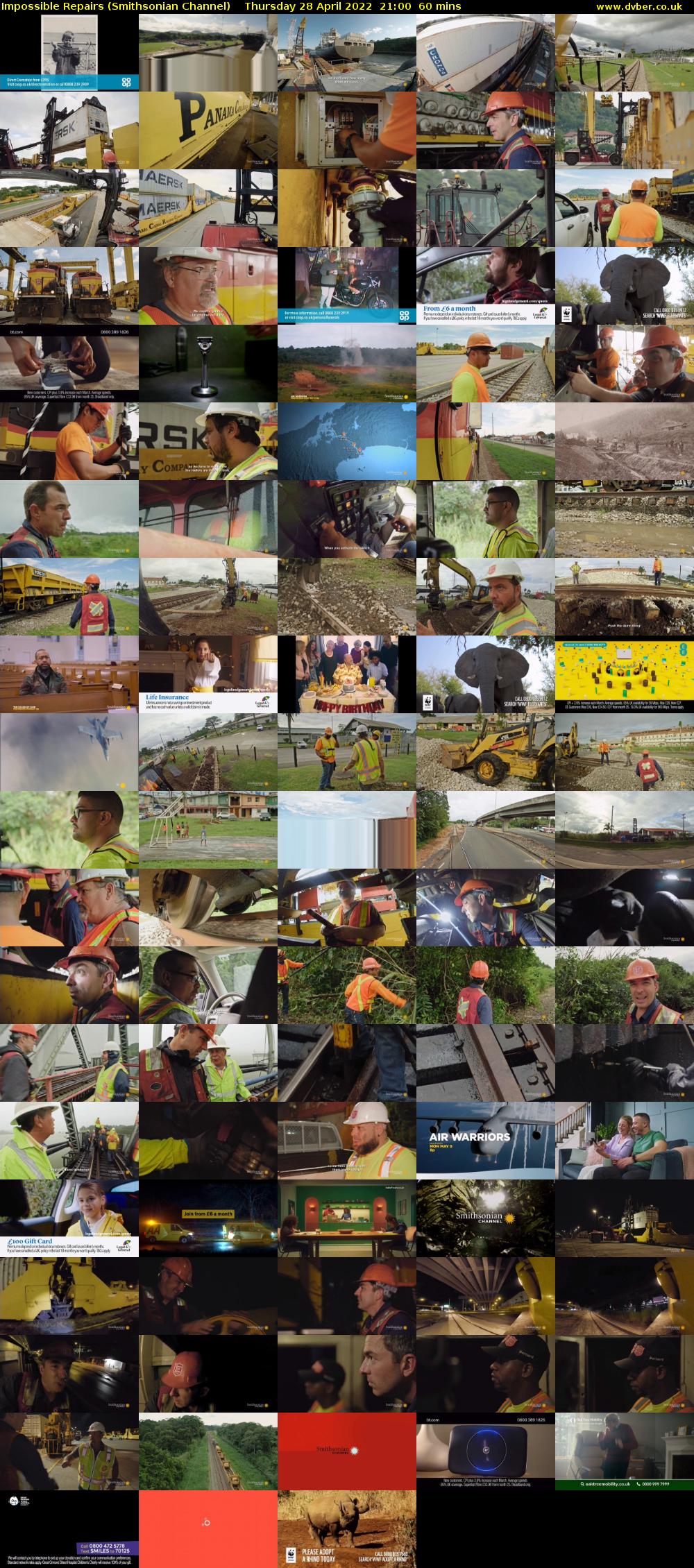 Impossible Repairs (Smithsonian Channel) Thursday 28 April 2022 21:00 - 22:00