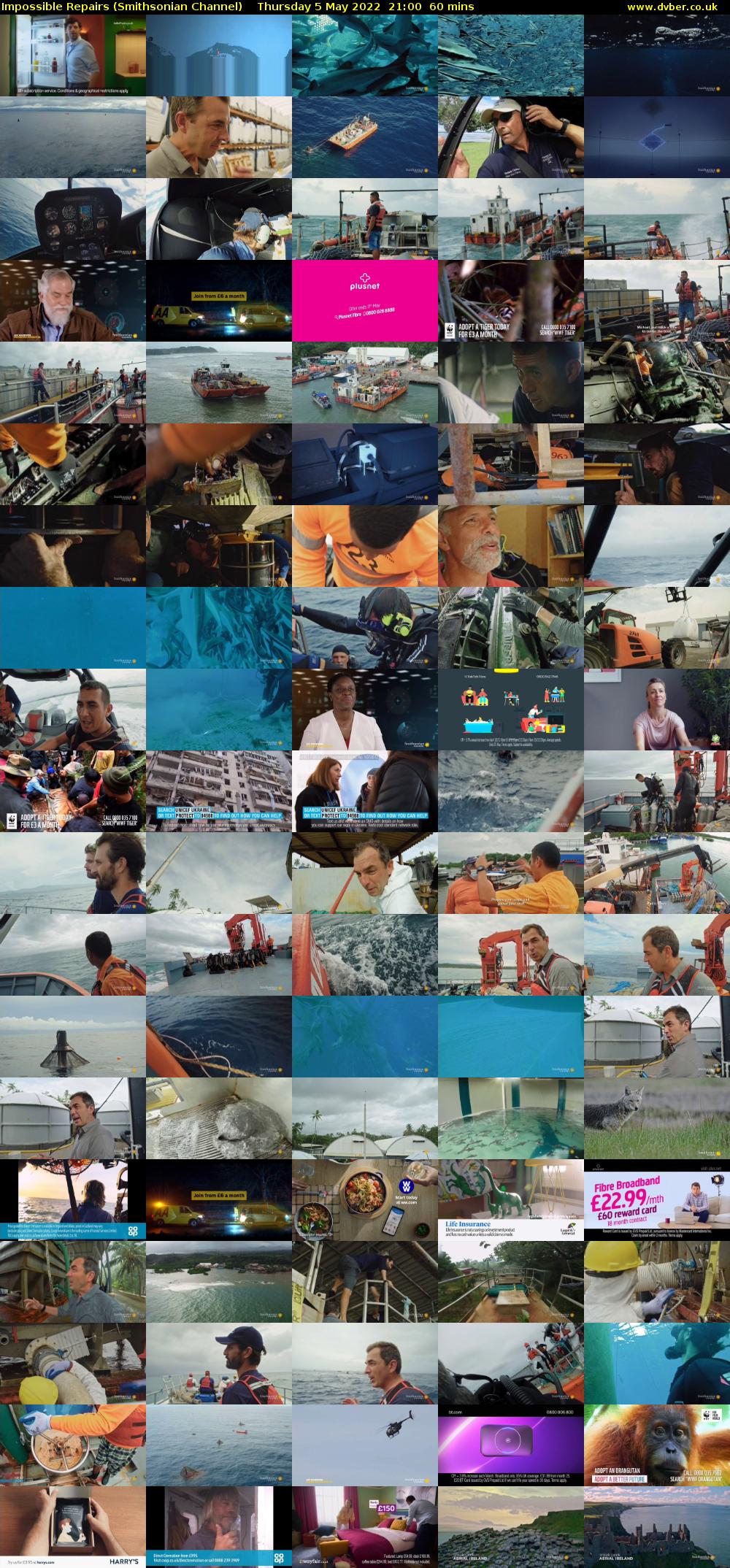 Impossible Repairs (Smithsonian Channel) Thursday 5 May 2022 21:00 - 22:00