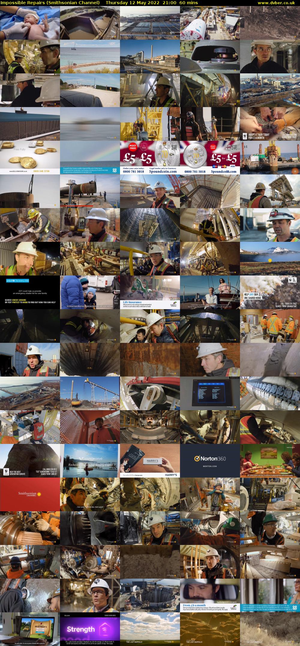 Impossible Repairs (Smithsonian Channel) Thursday 12 May 2022 21:00 - 22:00