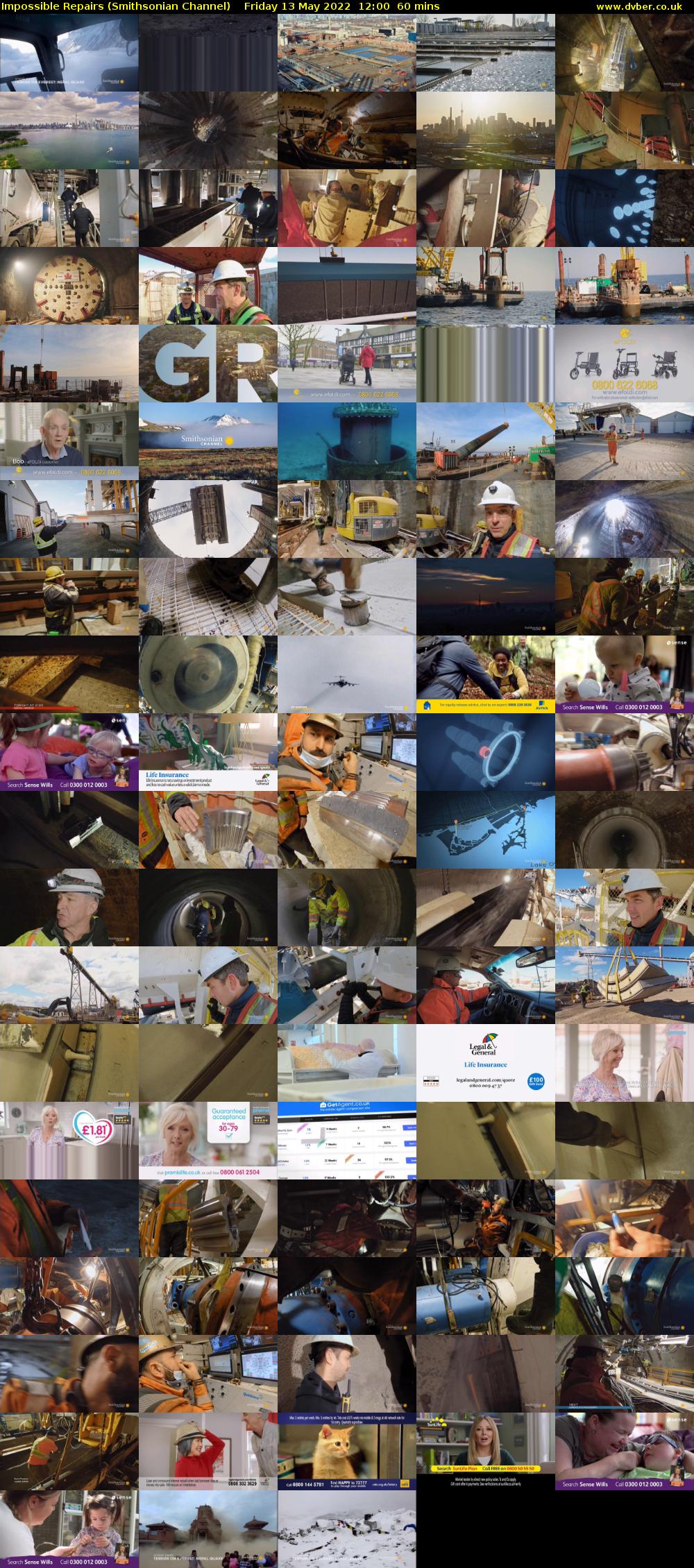Impossible Repairs (Smithsonian Channel) Friday 13 May 2022 12:00 - 13:00