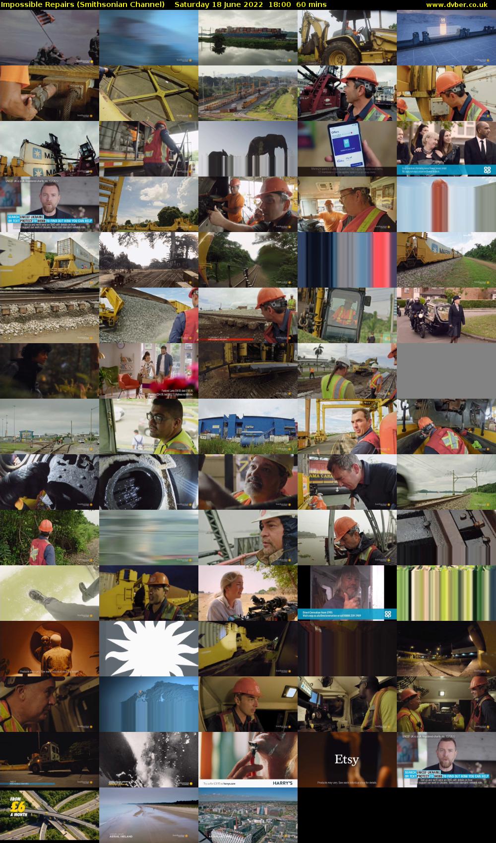 Impossible Repairs (Smithsonian Channel) Saturday 18 June 2022 18:00 - 19:00