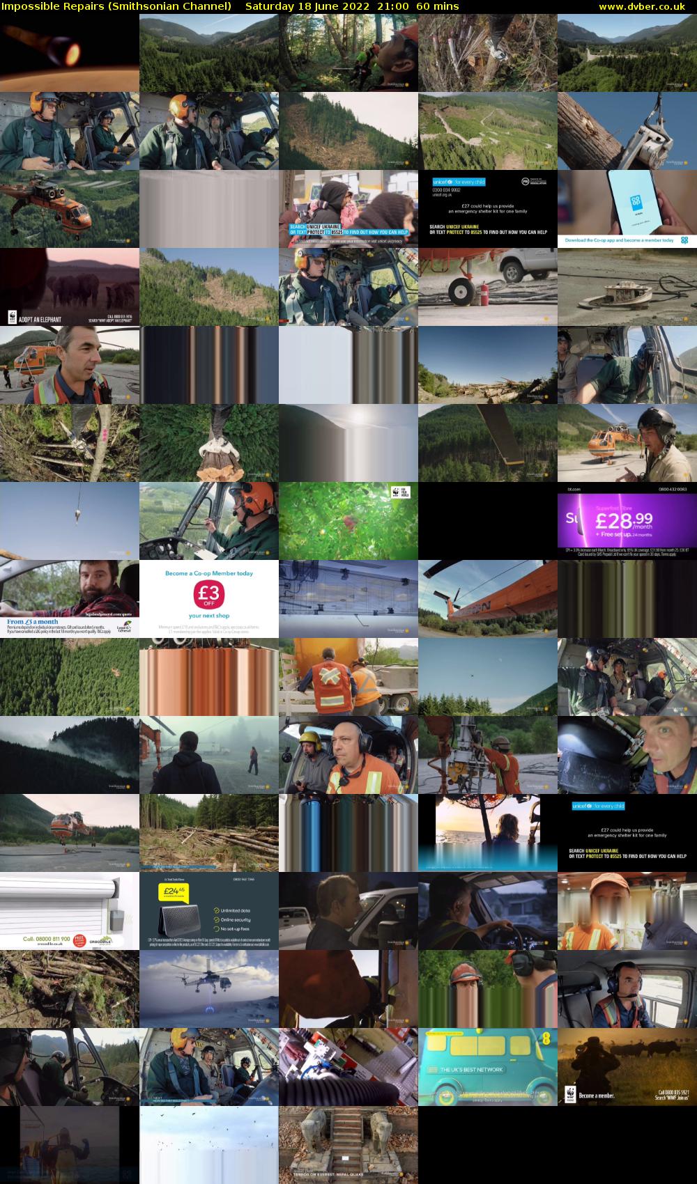 Impossible Repairs (Smithsonian Channel) Saturday 18 June 2022 21:00 - 22:00