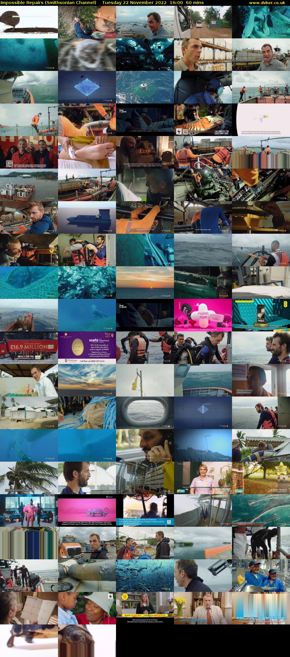 Impossible Repairs (Smithsonian Channel) Tuesday 22 November 2022 16:00 - 17:00