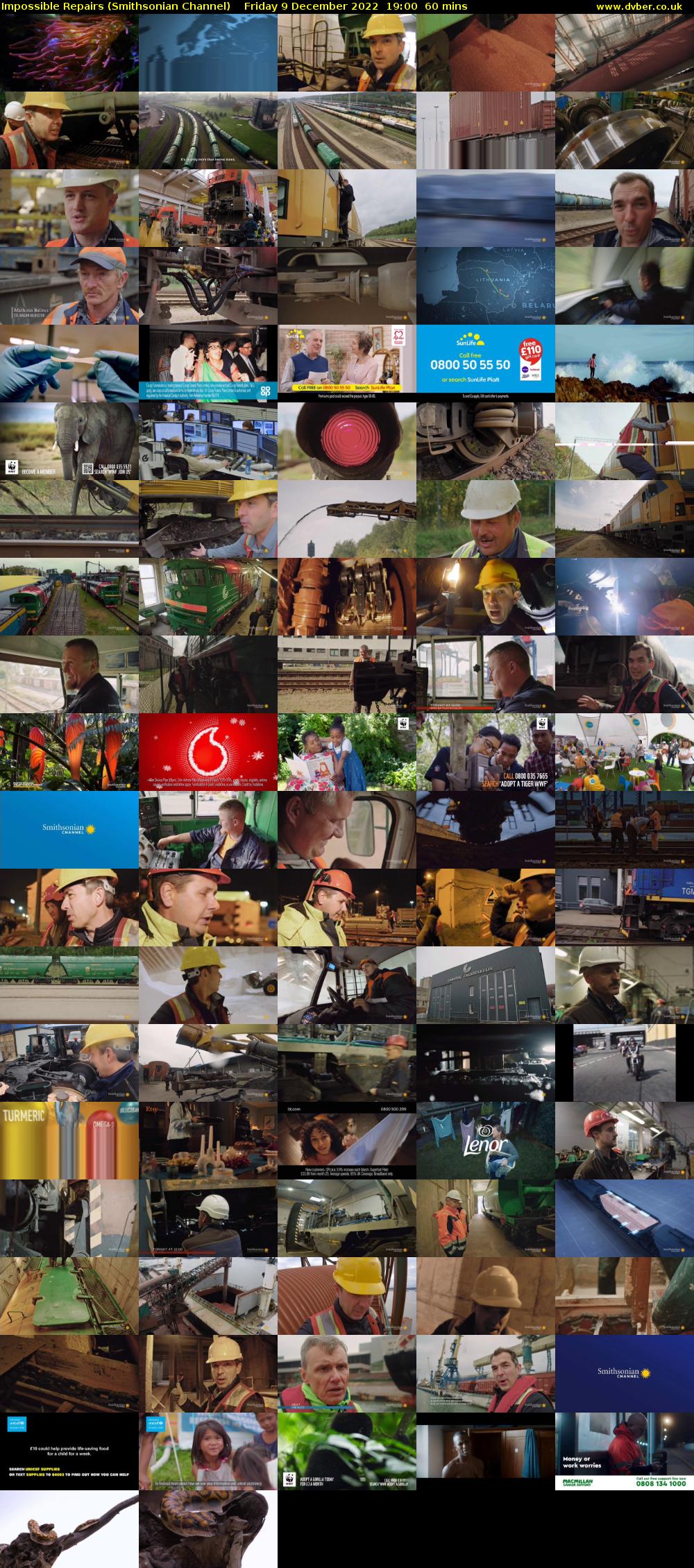Impossible Repairs (Smithsonian Channel) Friday 9 December 2022 19:00 - 20:00