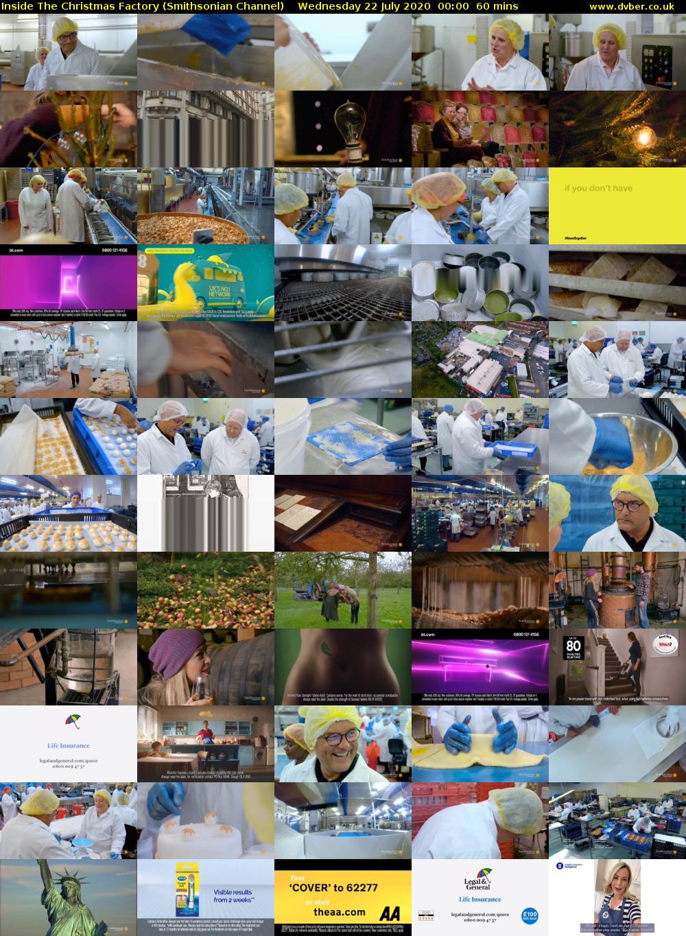 Inside The Christmas Factory (Smithsonian Channel) Wednesday 22 July 2020 00:00 - 01:00