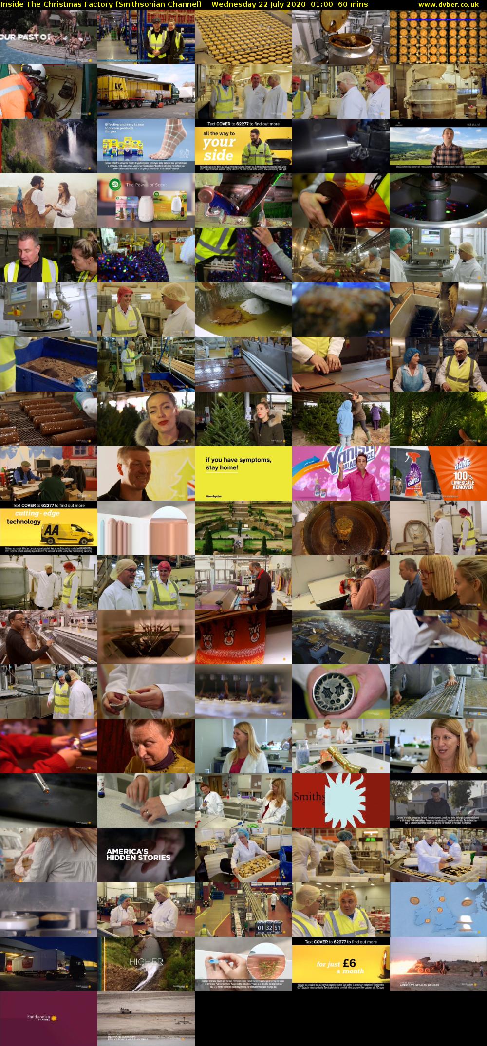 Inside The Christmas Factory (Smithsonian Channel) Wednesday 22 July 2020 01:00 - 02:00
