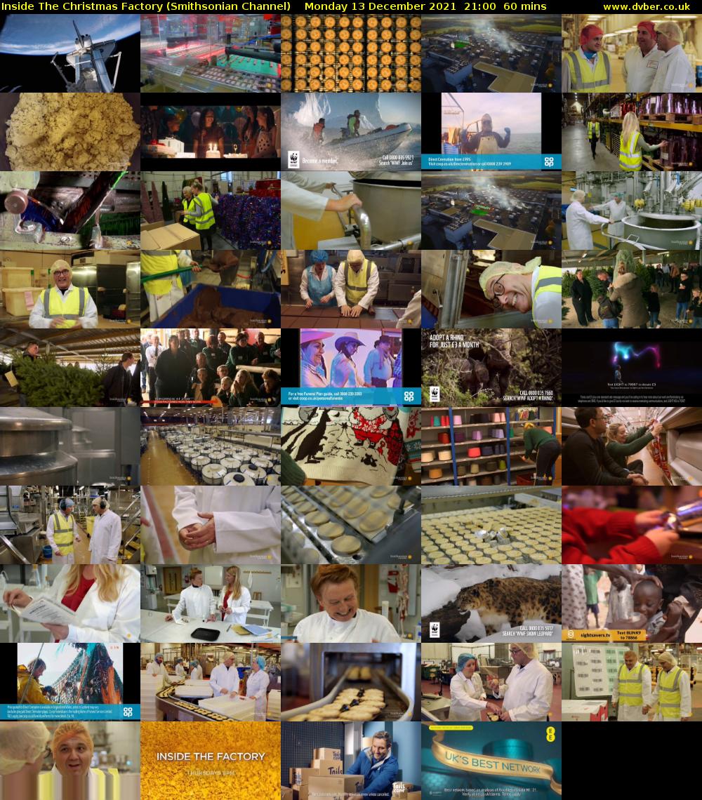 Inside The Christmas Factory (Smithsonian Channel) Monday 13 December 2021 21:00 - 22:00