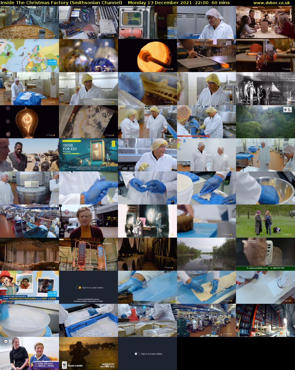 Inside The Christmas Factory (Smithsonian Channel) Monday 13 December 2021 22:00 - 23:00