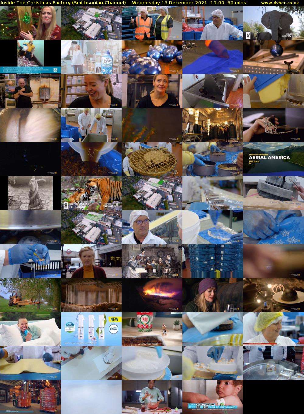 Inside The Christmas Factory (Smithsonian Channel) Wednesday 15 December 2021 19:00 - 20:00