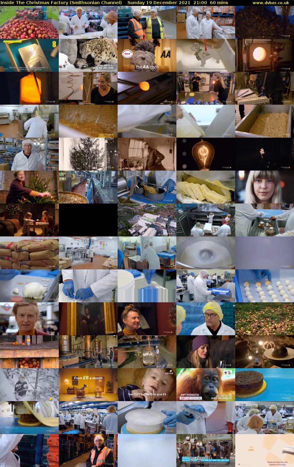 Inside The Christmas Factory (Smithsonian Channel) Sunday 19 December 2021 21:00 - 22:00