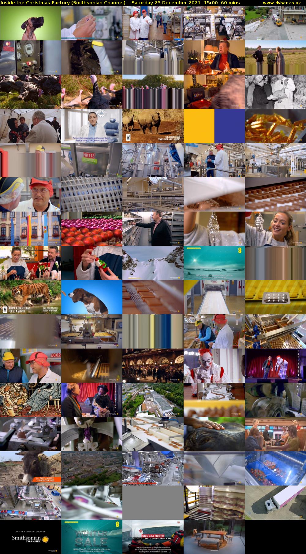 Inside The Christmas Factory (Smithsonian Channel) Saturday 25 December 2021 15:00 - 16:00
