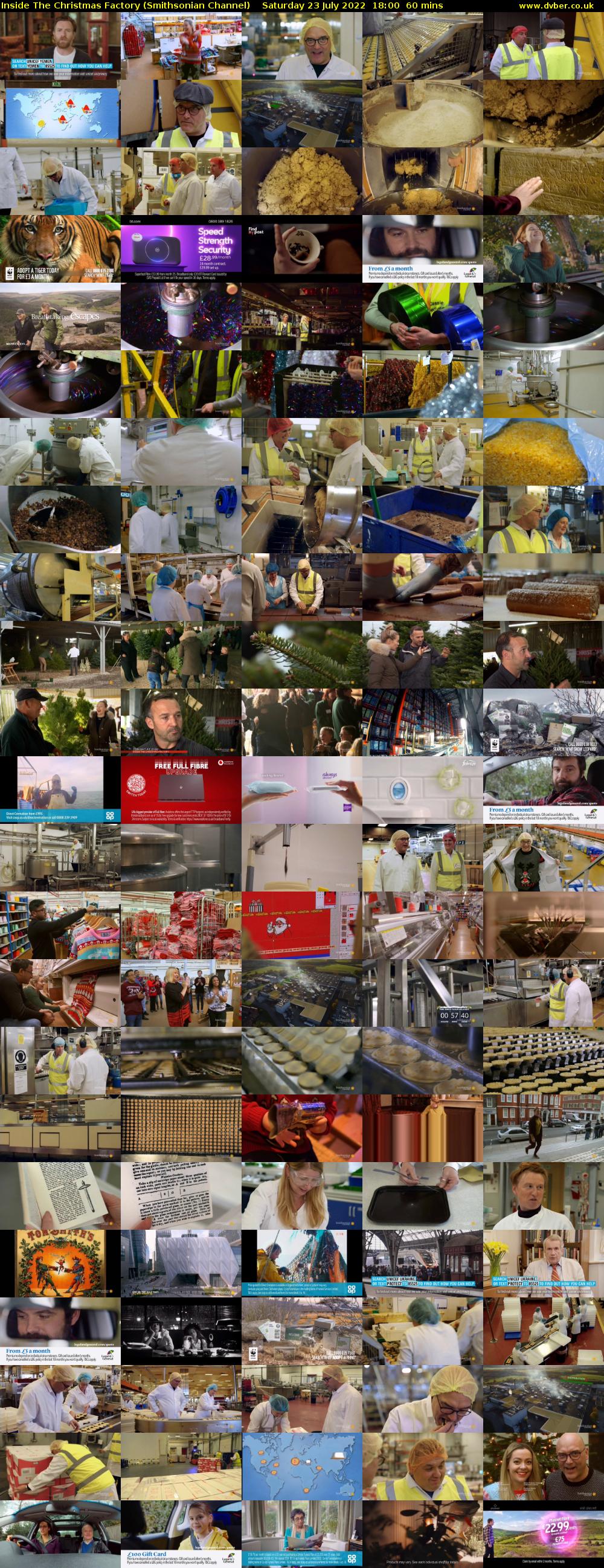 Inside The Christmas Factory (Smithsonian Channel) Saturday 23 July 2022 18:00 - 19:00