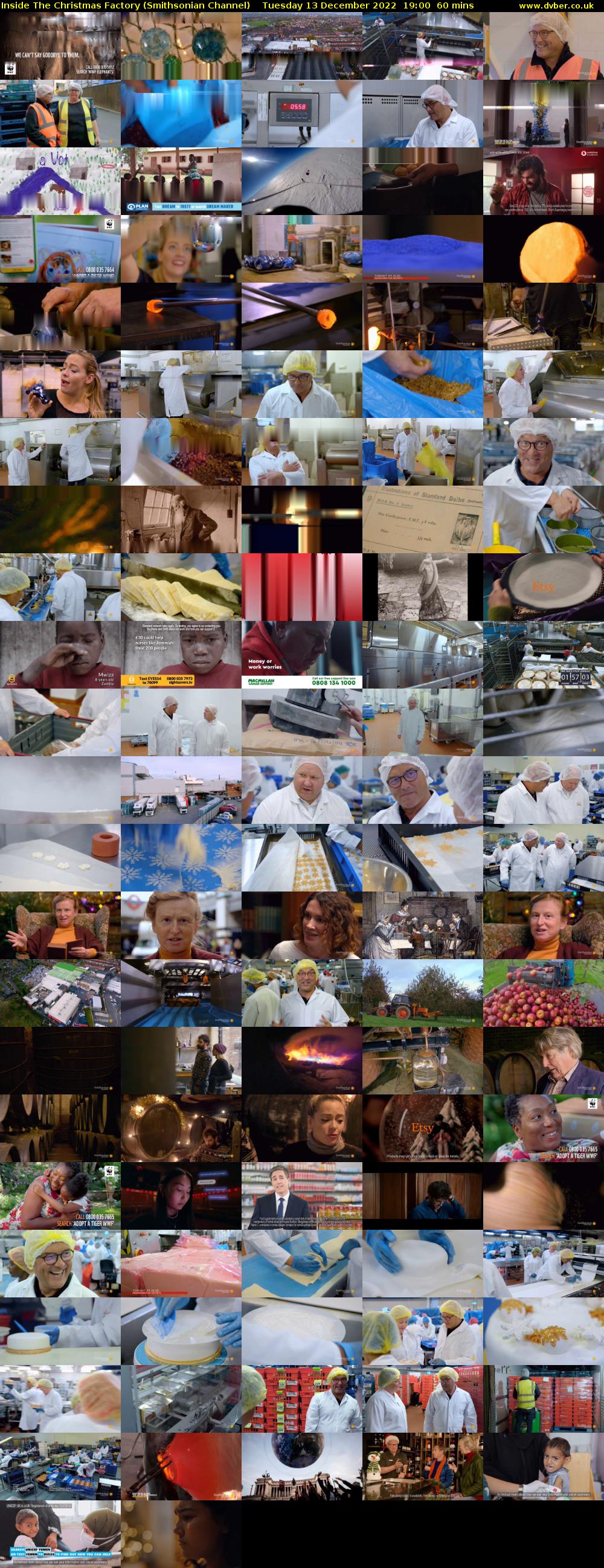 Inside The Christmas Factory (Smithsonian Channel) Tuesday 13 December 2022 19:00 - 20:00