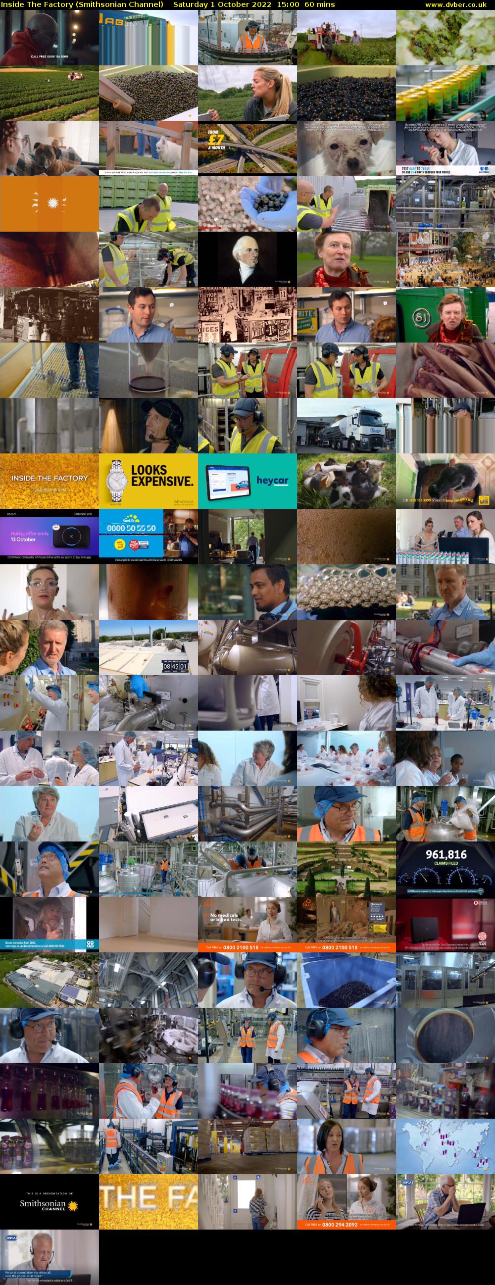 Inside The Factory (Smithsonian Channel) Saturday 1 October 2022 15:00 - 16:00