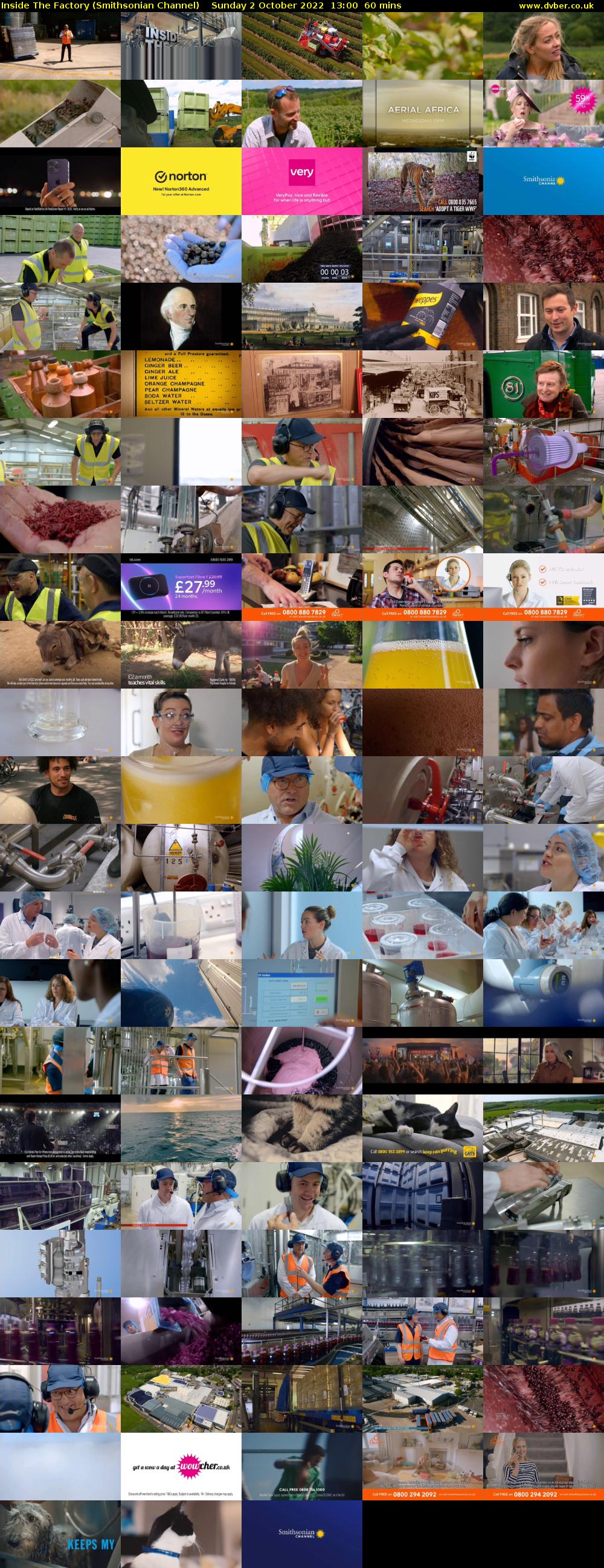Inside The Factory (Smithsonian Channel) Sunday 2 October 2022 13:00 - 14:00