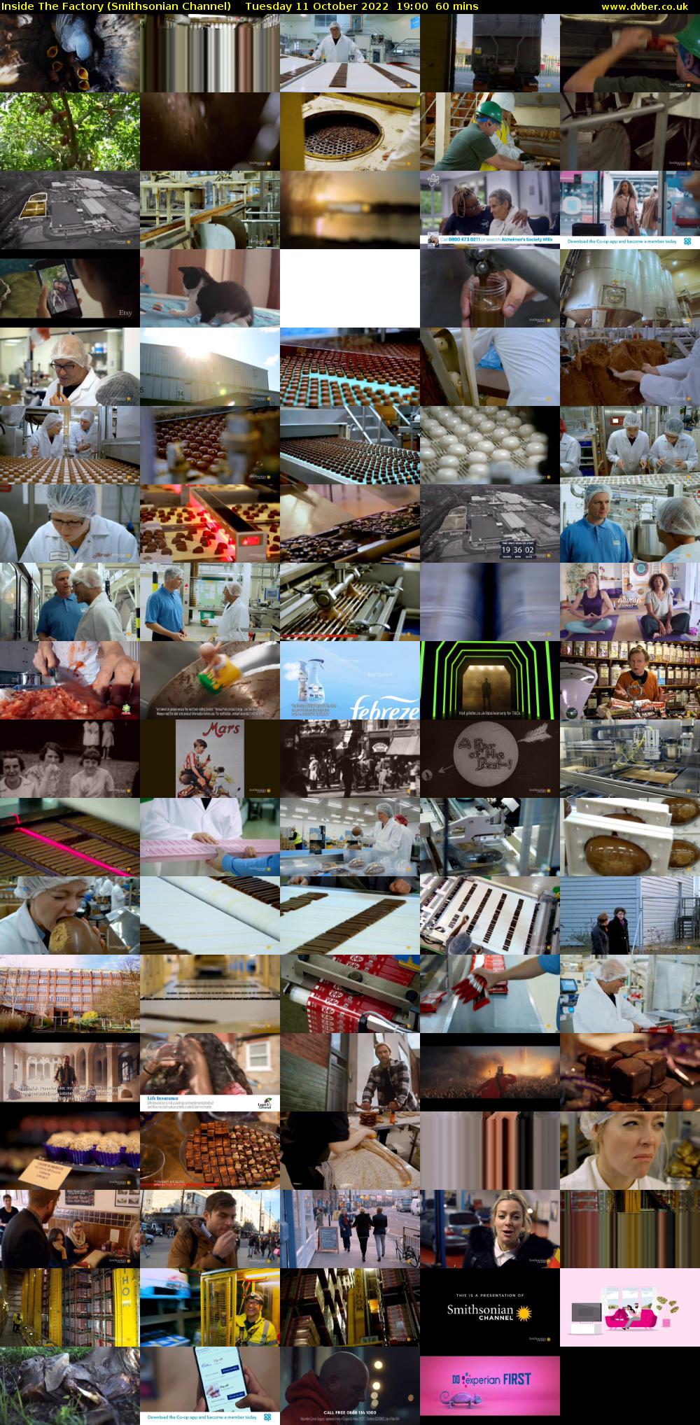 Inside The Factory (Smithsonian Channel) Tuesday 11 October 2022 19:00 - 20:00