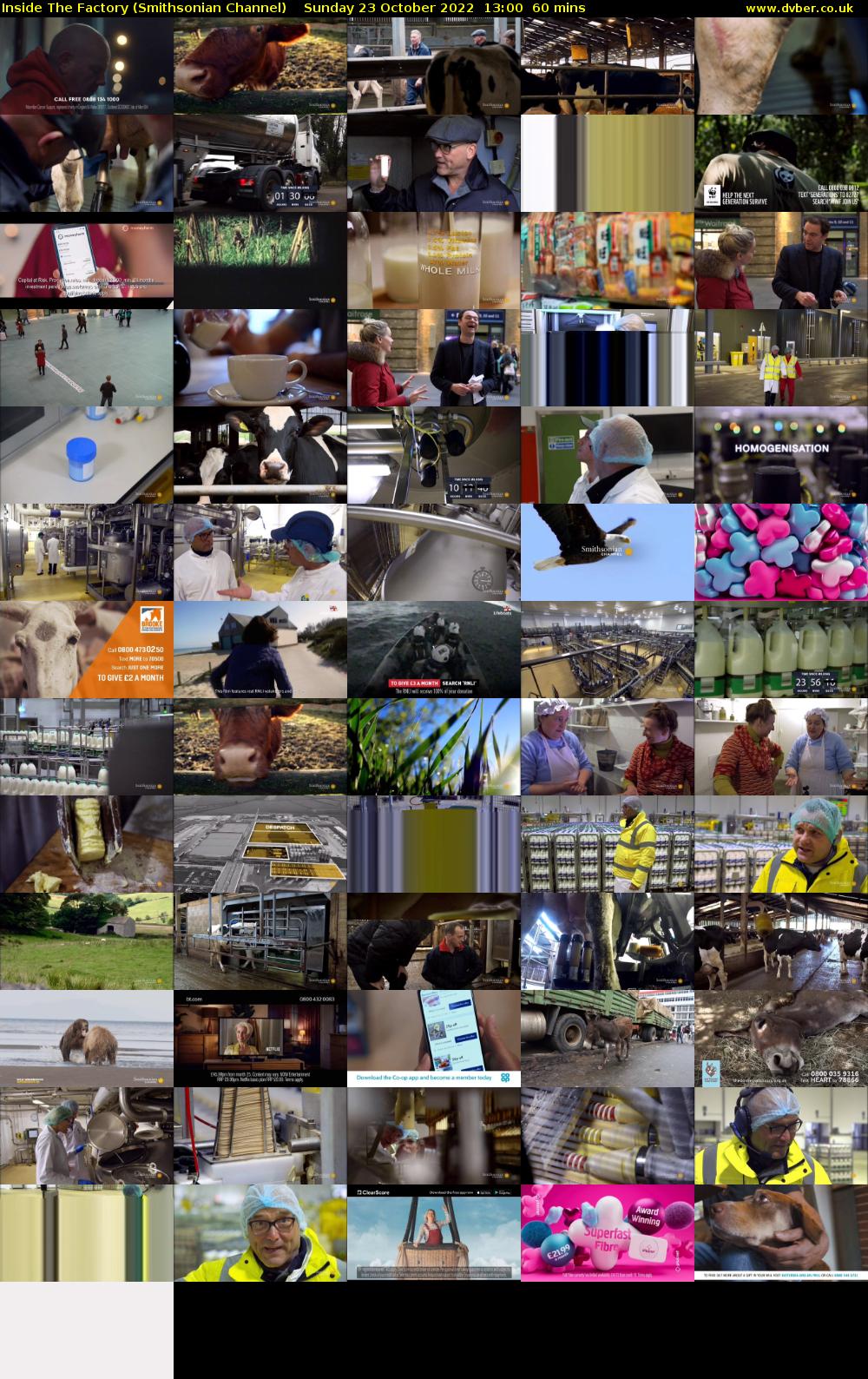 Inside The Factory (Smithsonian Channel) Sunday 23 October 2022 13:00 - 14:00