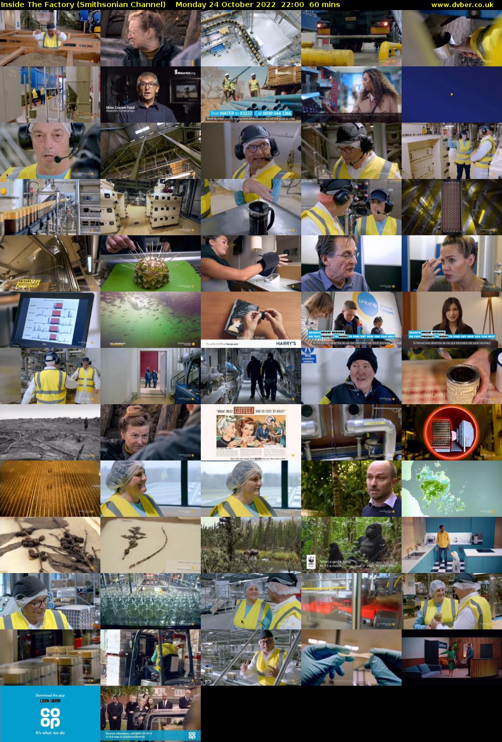 Inside The Factory (Smithsonian Channel) Monday 24 October 2022 22:00 - 23:00