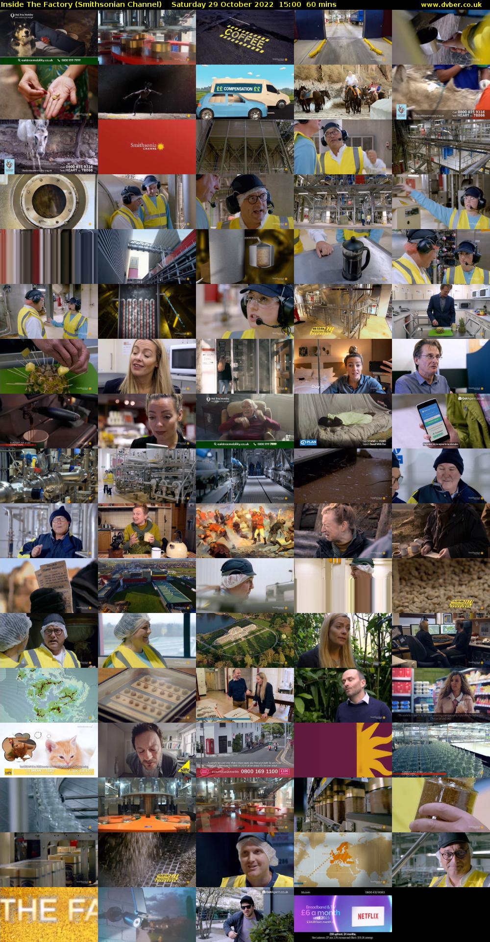 Inside The Factory (Smithsonian Channel) Saturday 29 October 2022 15:00 - 16:00