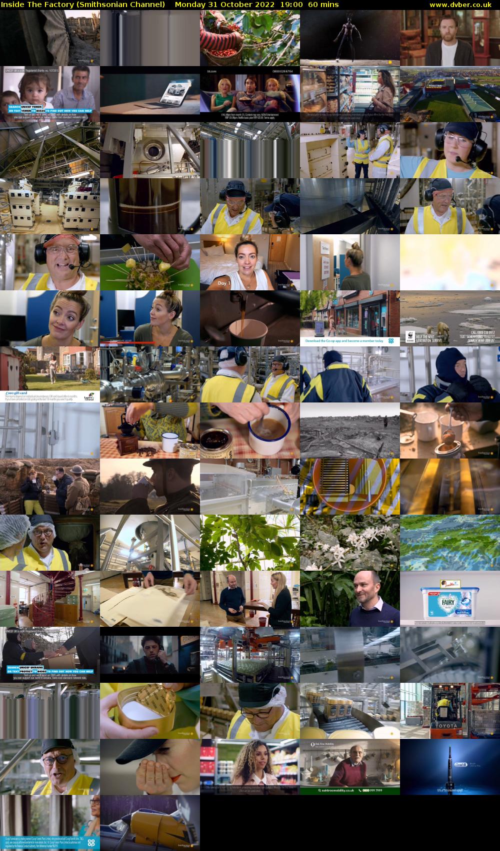 Inside The Factory (Smithsonian Channel) Monday 31 October 2022 19:00 - 20:00